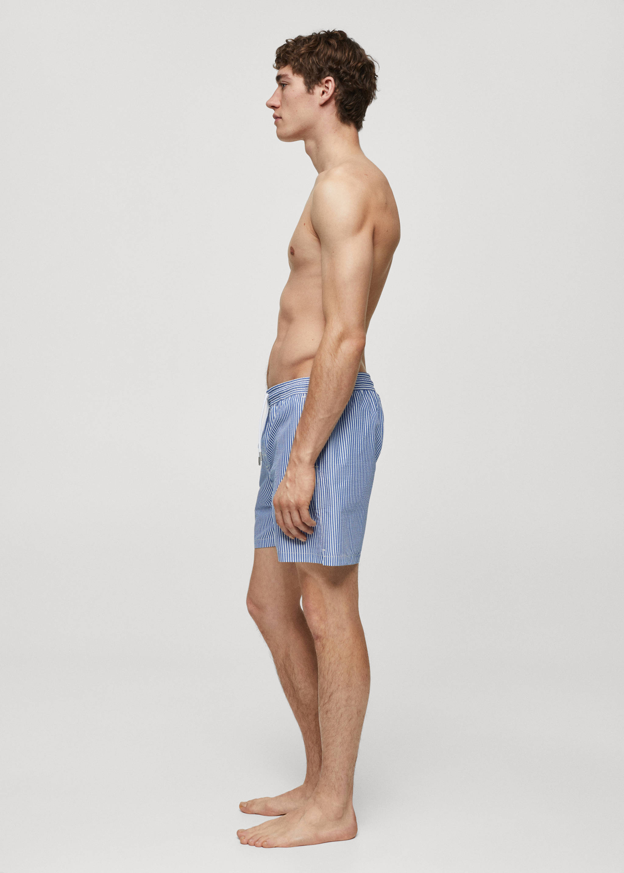 Maillot de bain cordon rayures seersucker - Détail de l'article 2