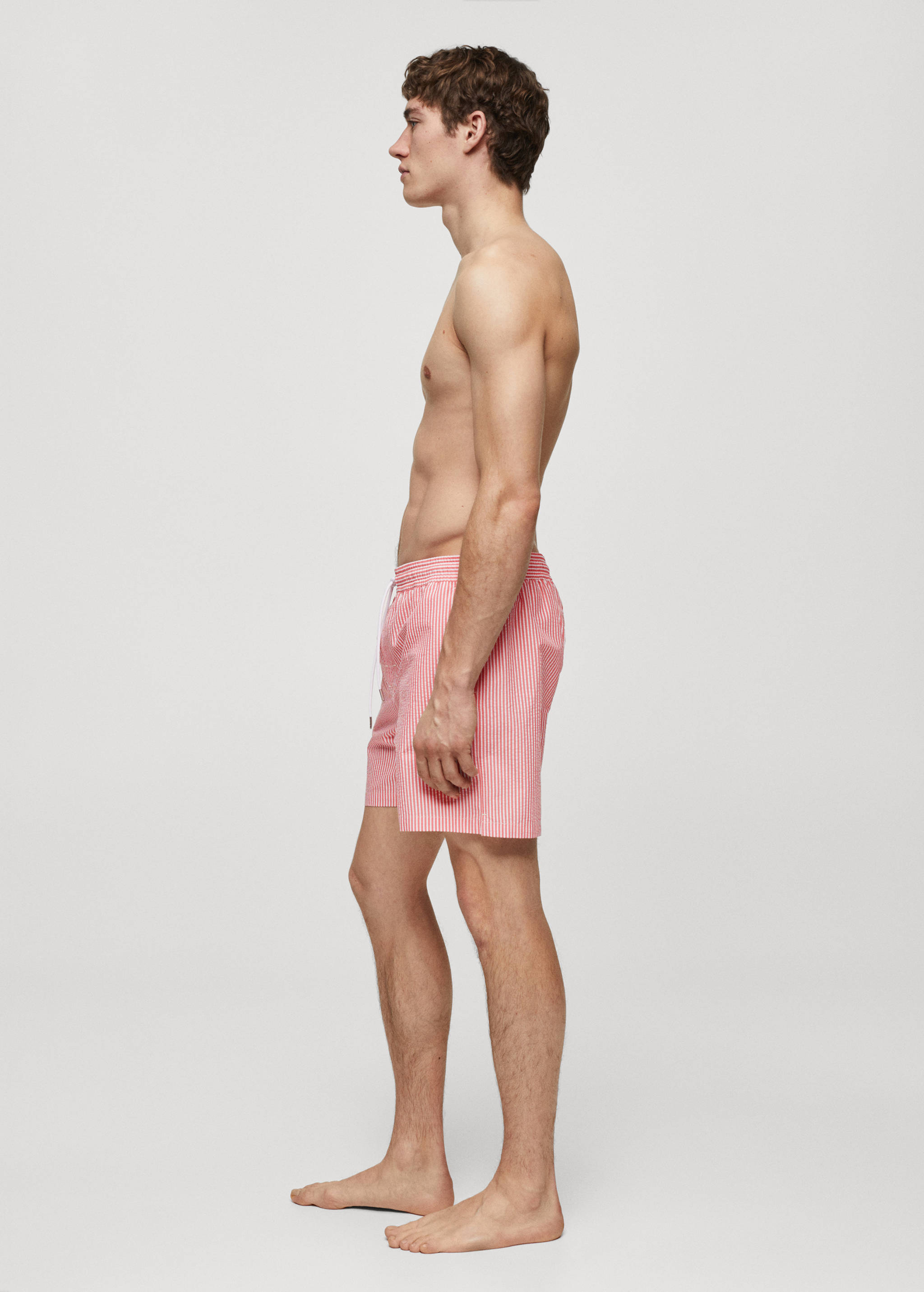 Maillot de bain cordon rayures seersucker - Détail de l'article 2