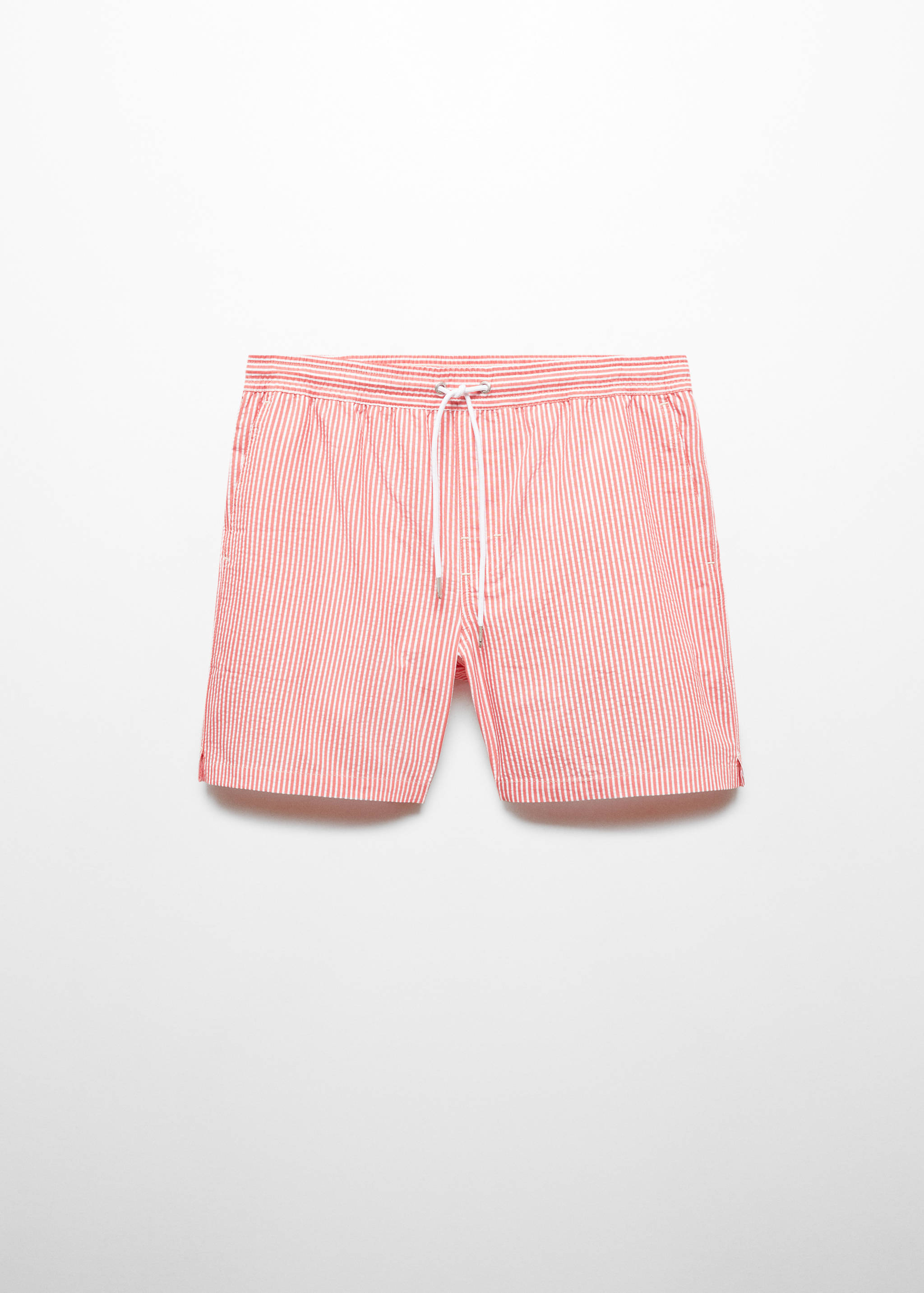 Maillot de bain cordon rayures seersucker - Article sans modèle