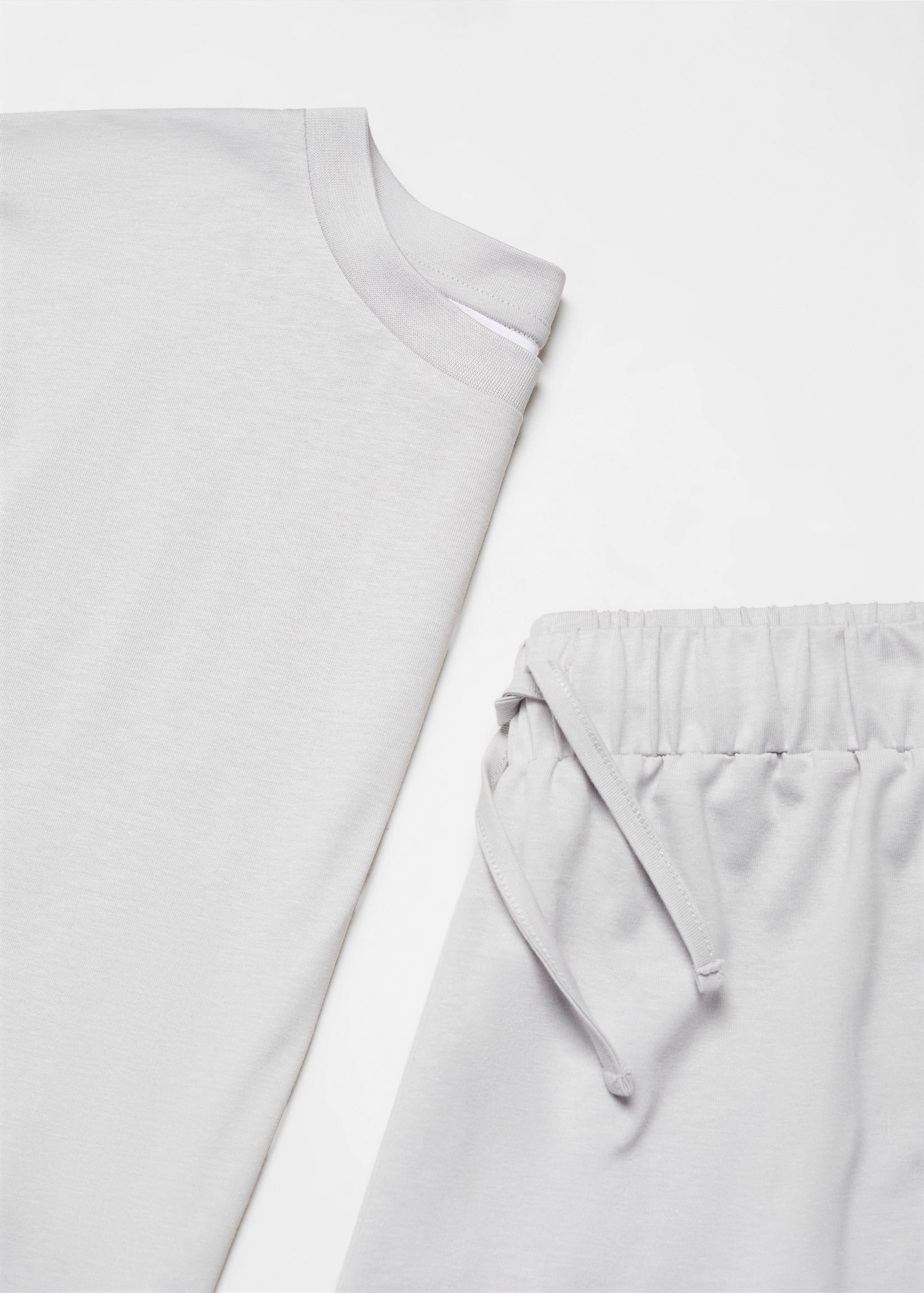 Short two-piece cotton pyjamas - Details of the article 8