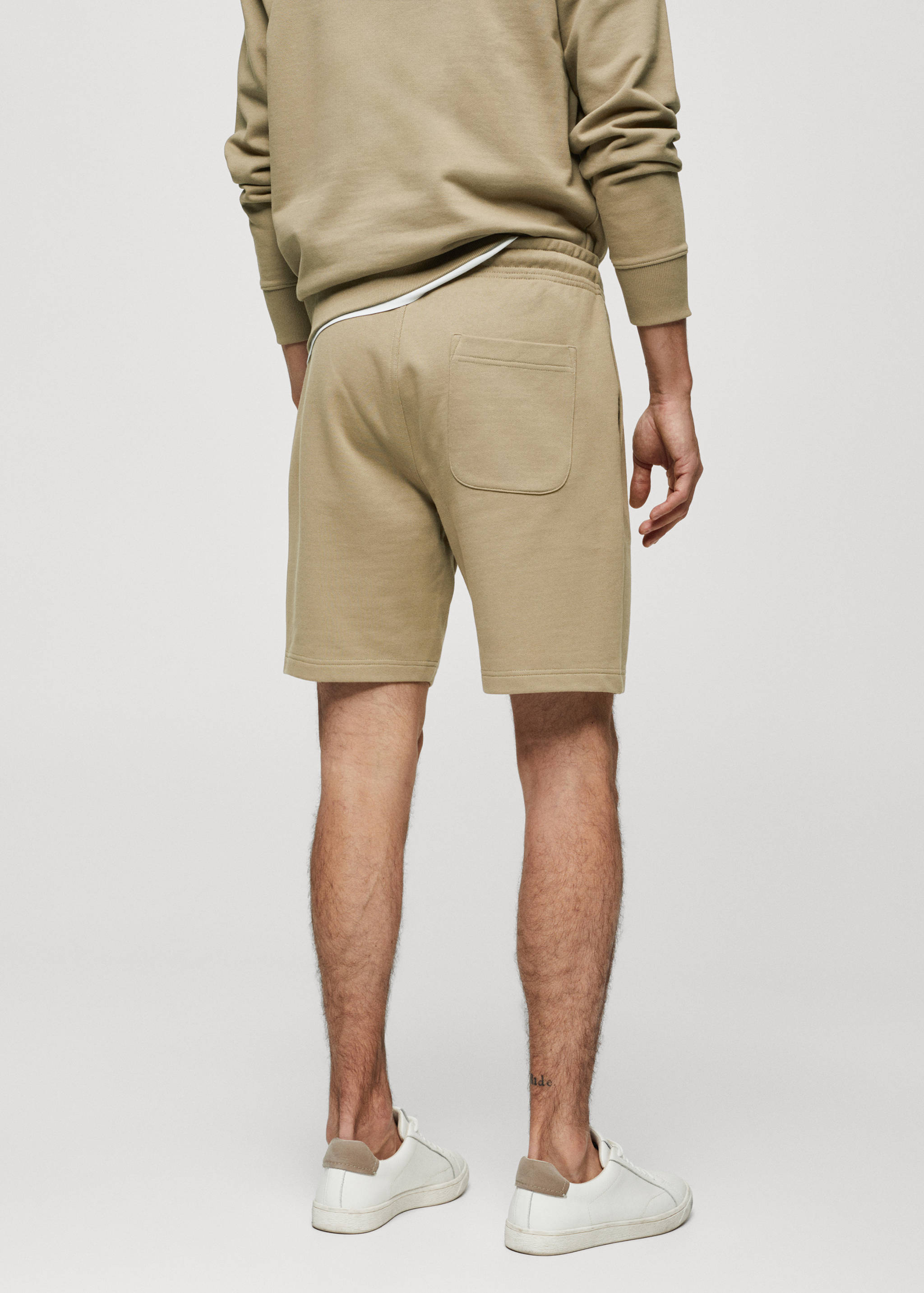 Bermuda jogging coton - Verso de l’article