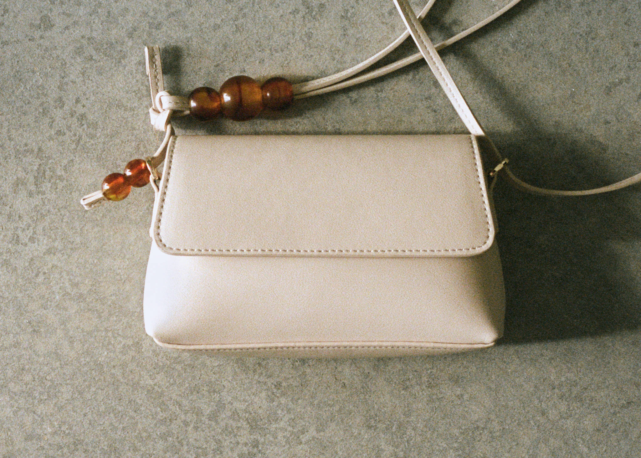 Beaded shoulder bag - Panoramic plane