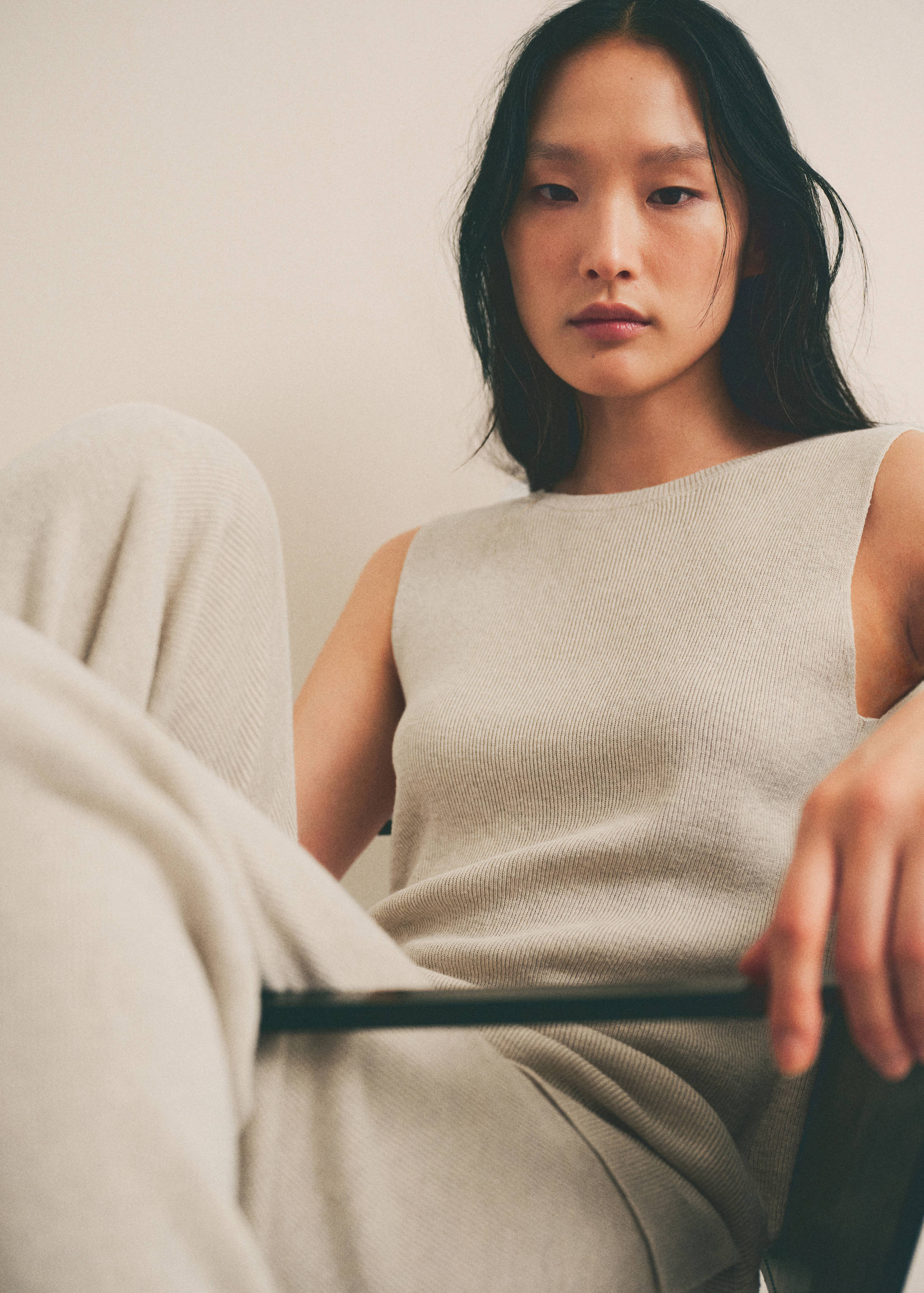 Top maille coton lin - Détail de l'article 6