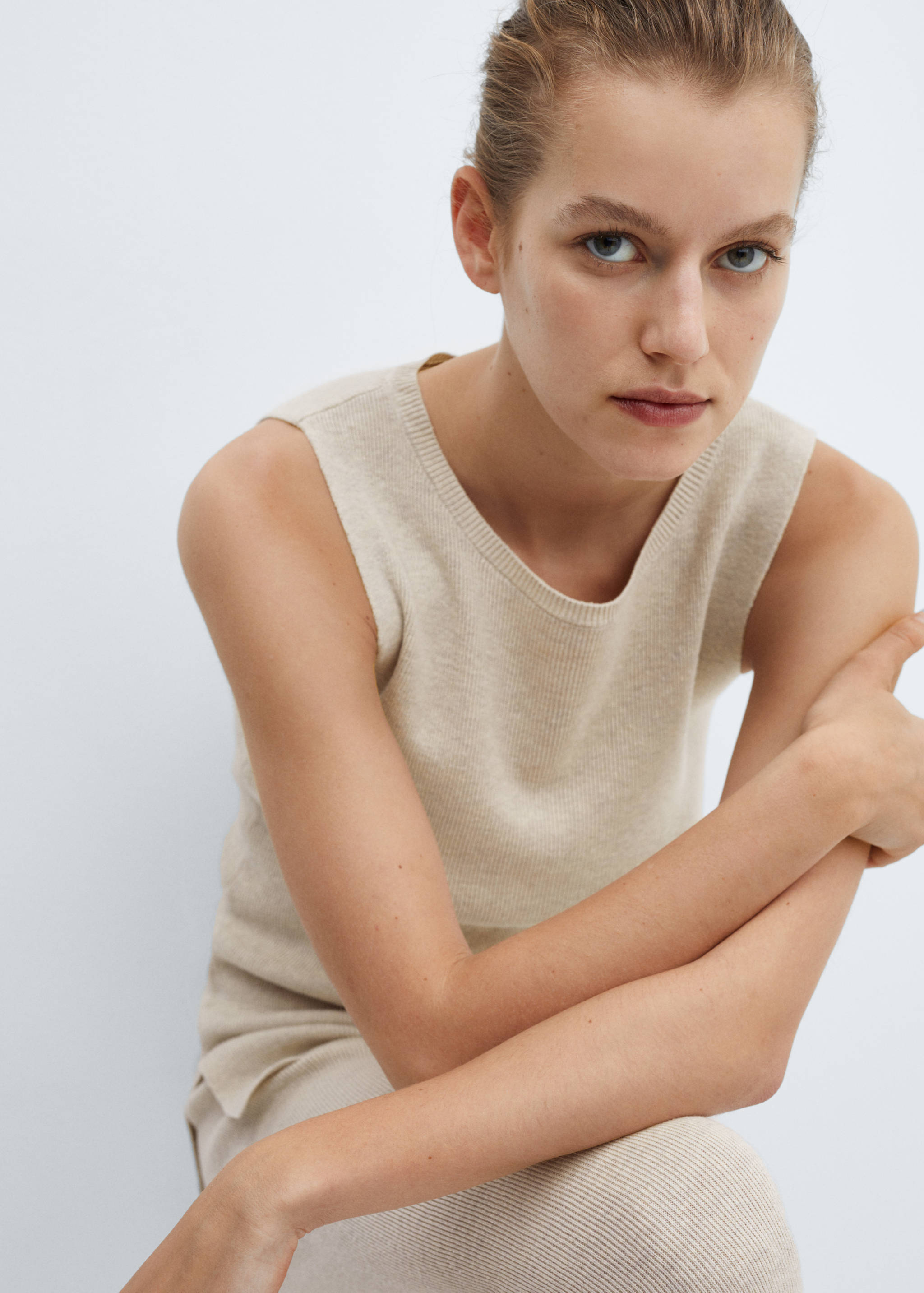 Top maille coton lin - Détail de l'article 2