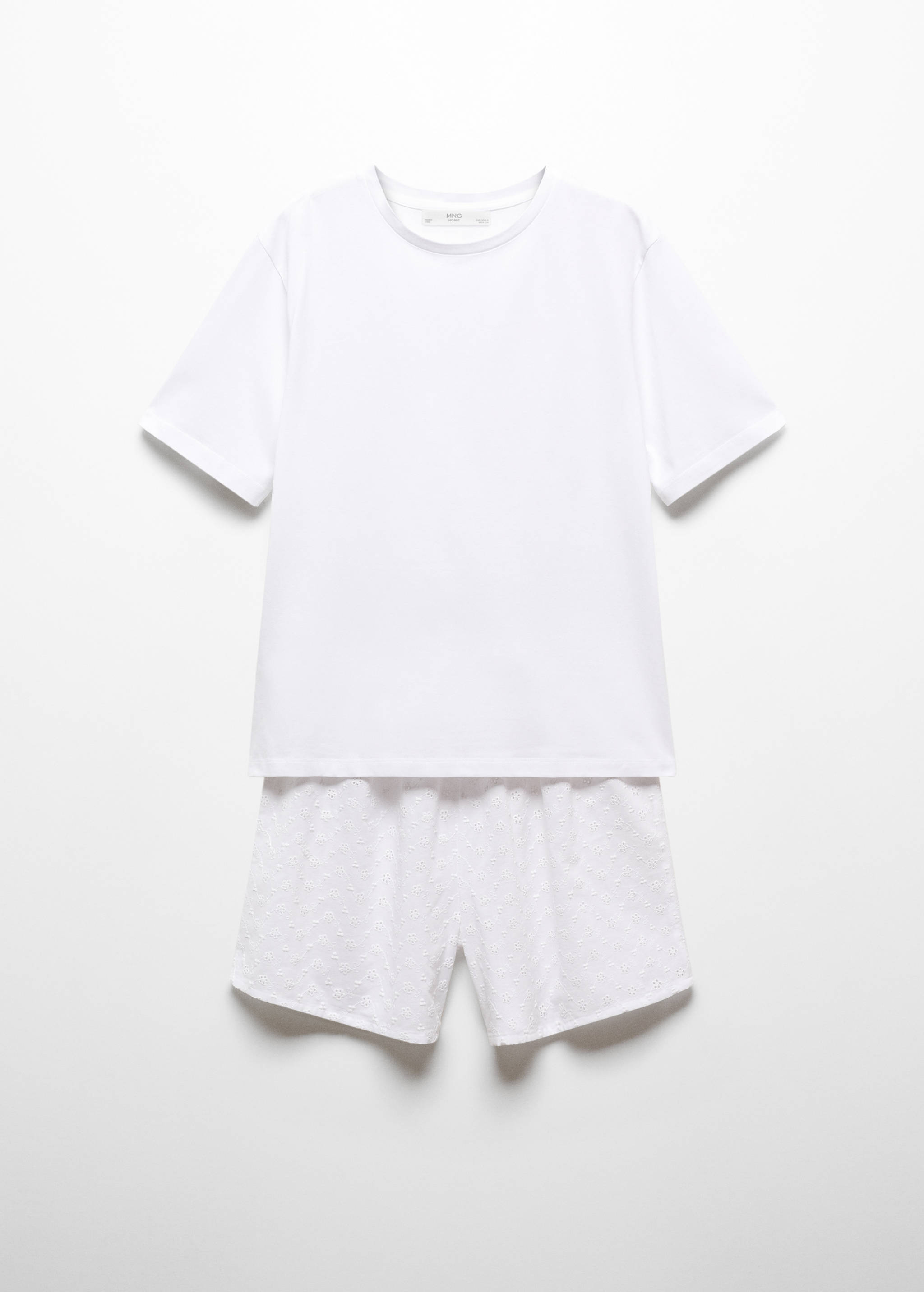 Two-piece cotton pyjamas - Article without model