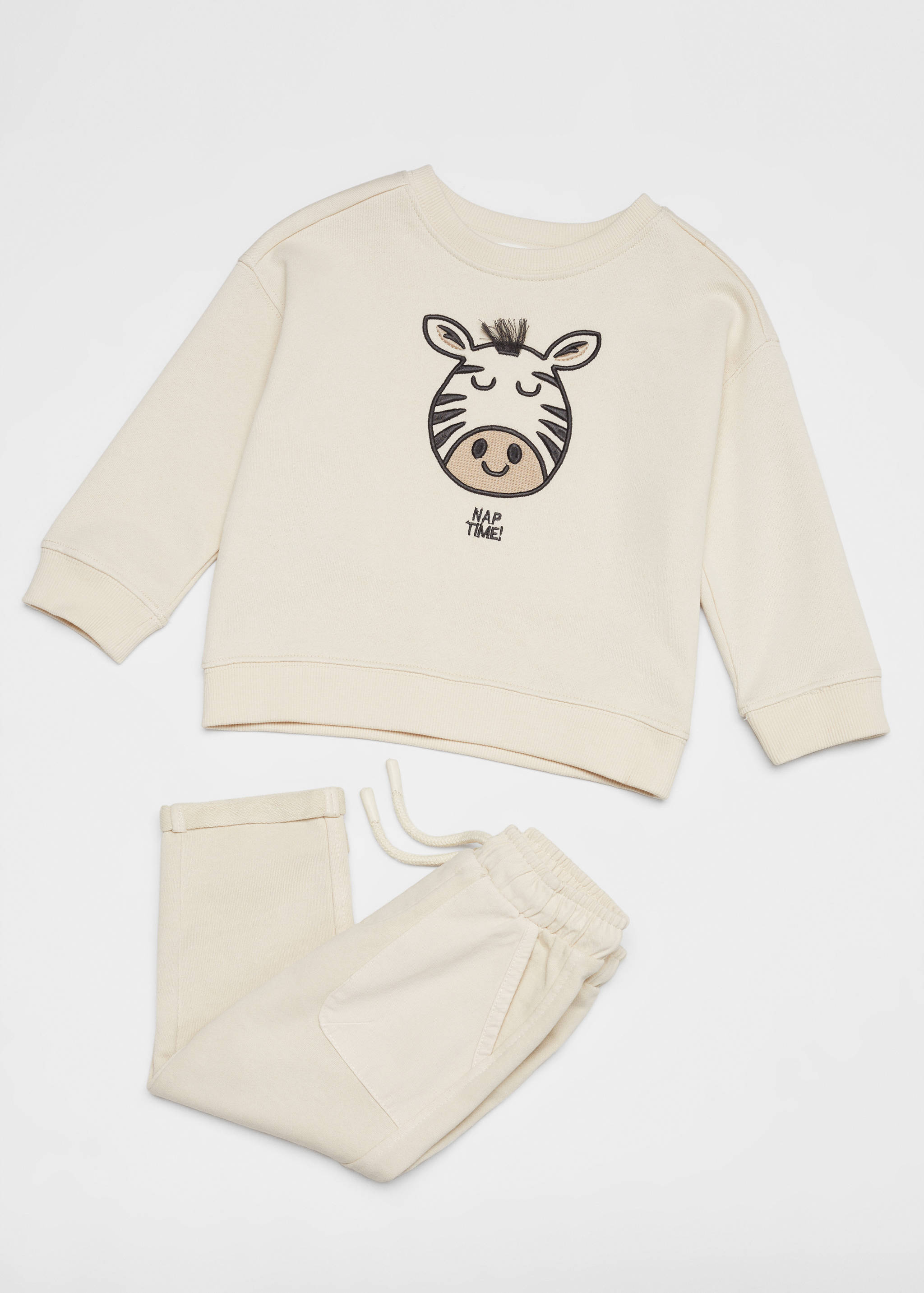 Sweat-shirt brodé coton bio - Détail de l'article 0