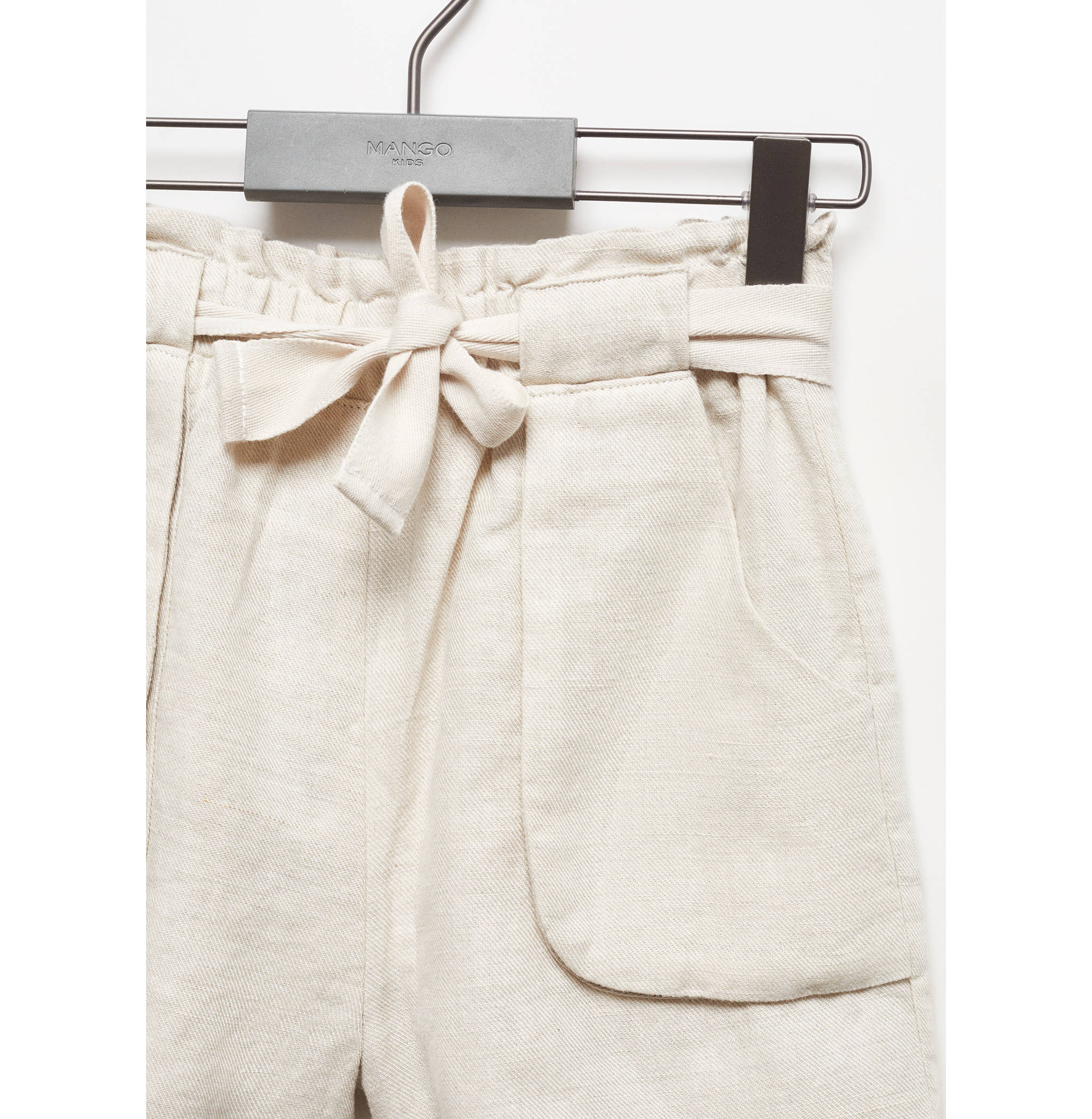 Leinenshorts mit Gürtel - Detail des Artikels 8