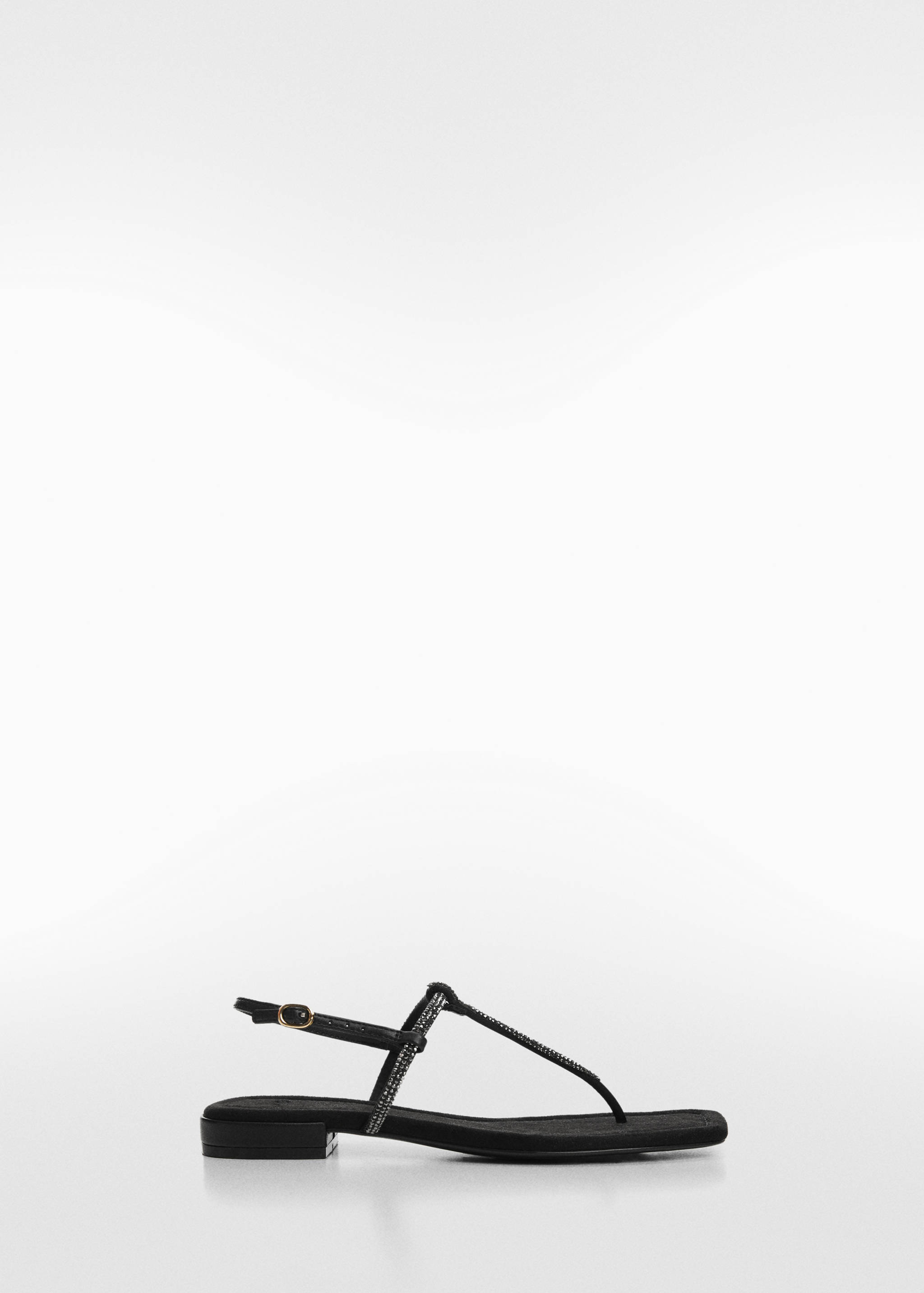 Strap rhinestone sandals - Article without model