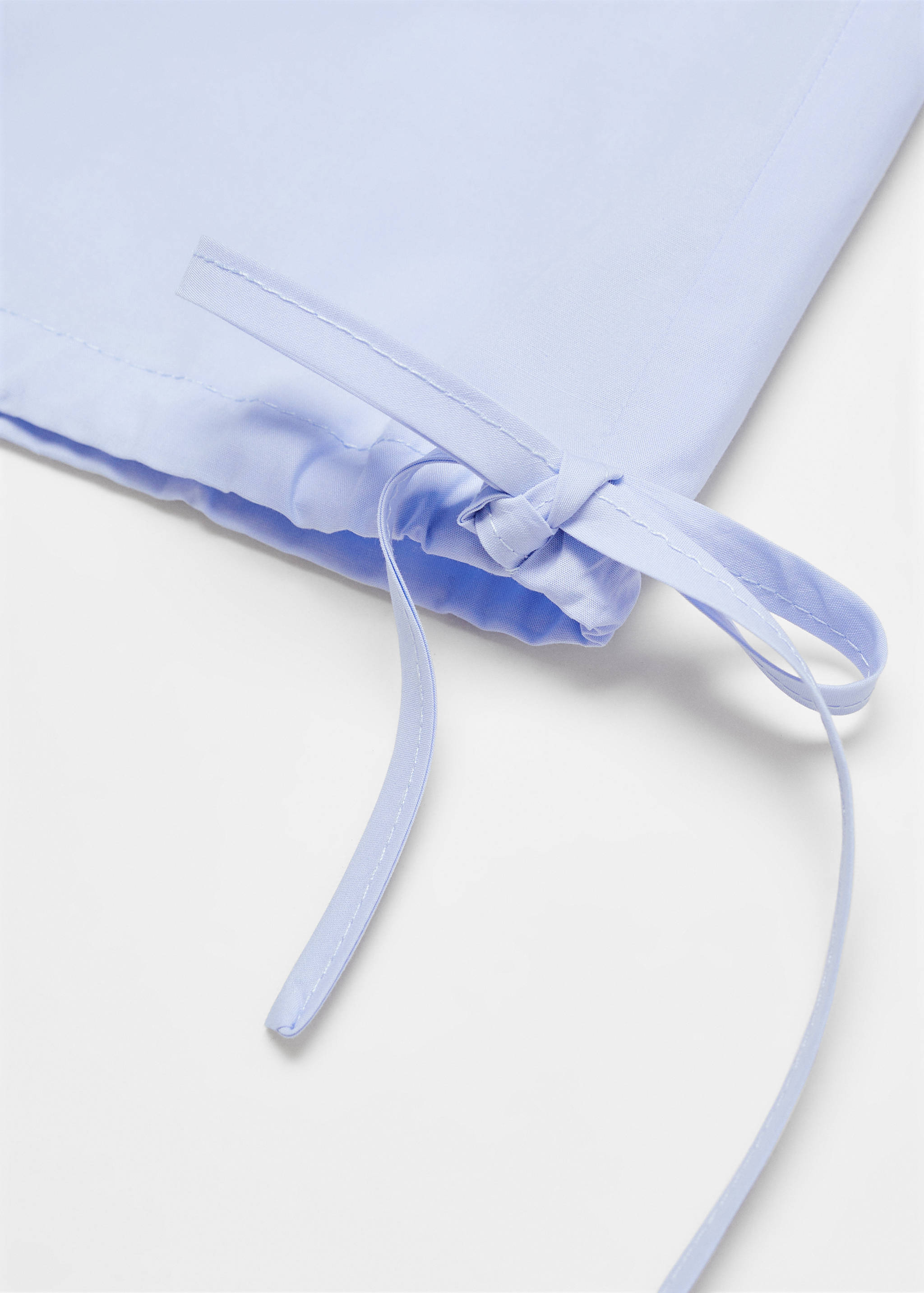Cotton pyjama crop top - Details of the article 8