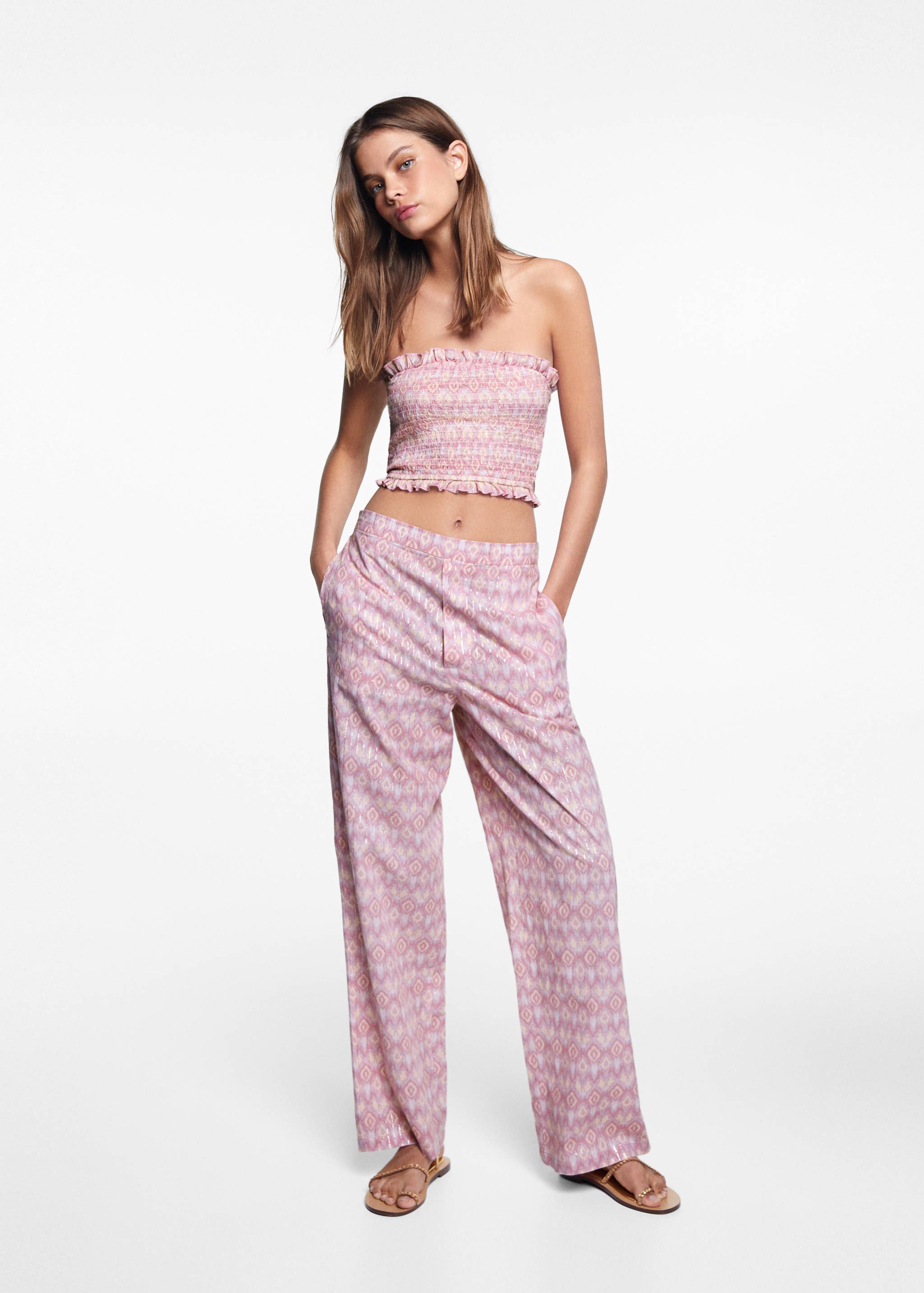 Ruched bandeau top - Details of the article 2