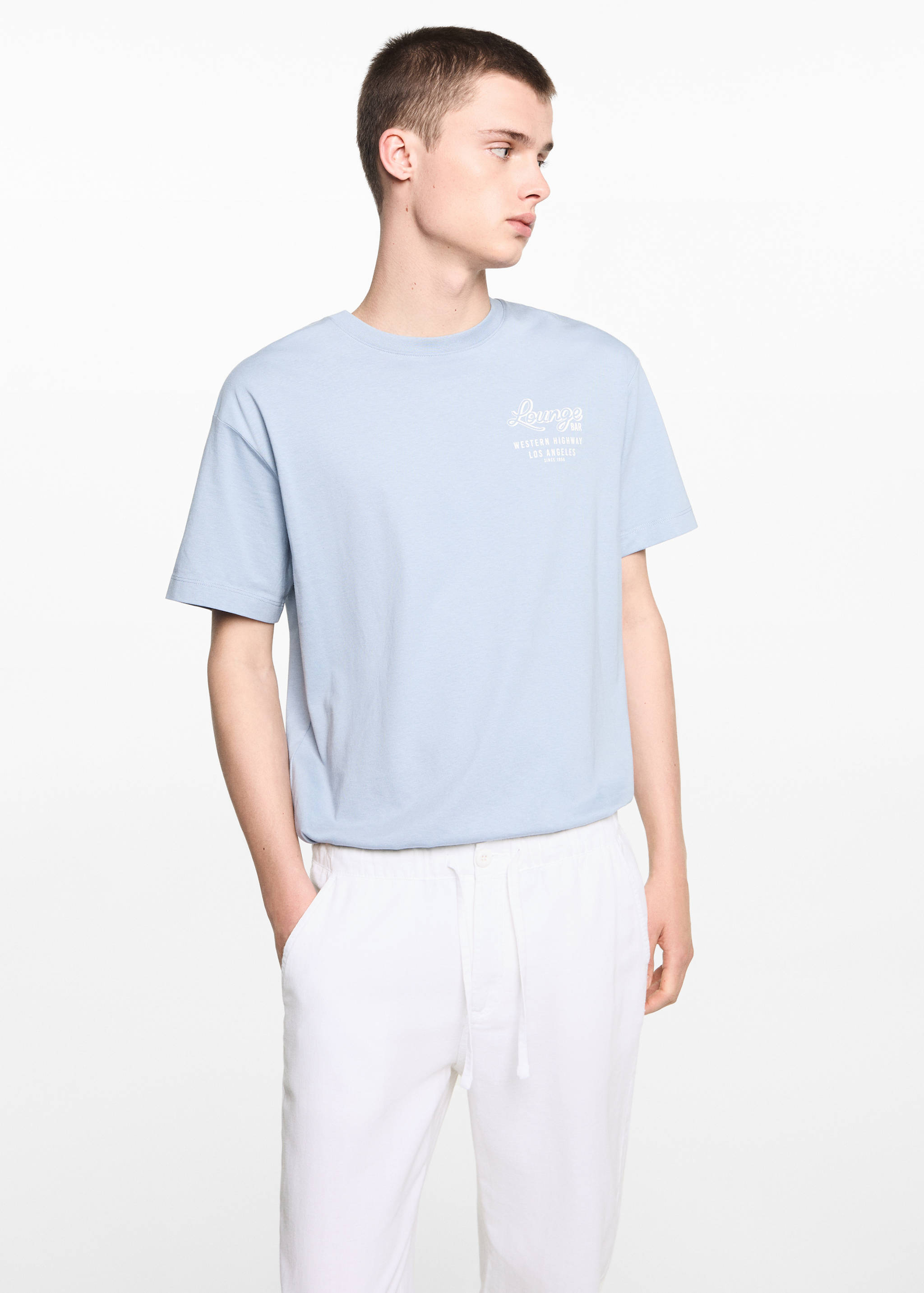 Linen jogger pants - Medium plane