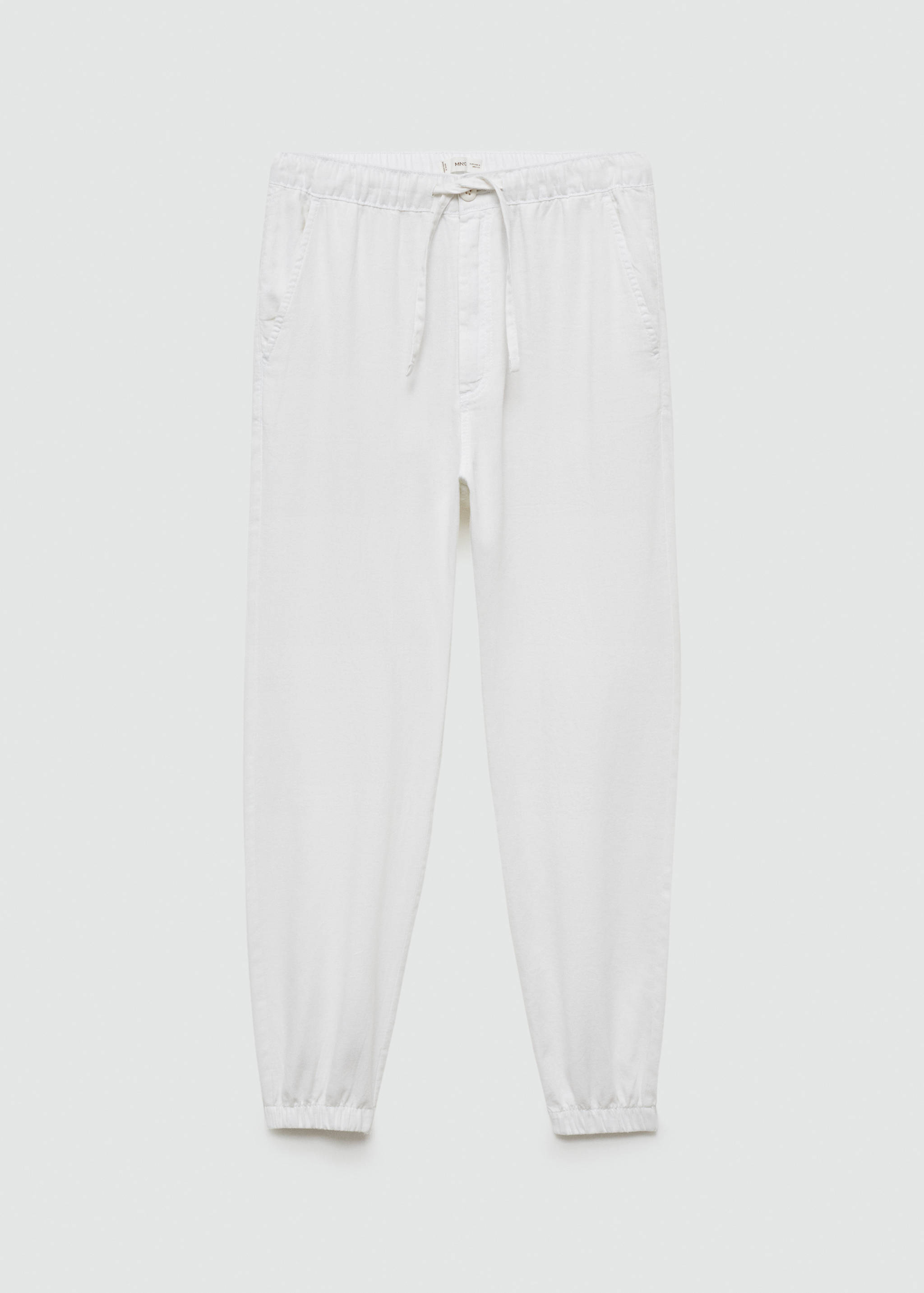 Linen jogger pants - Article without model