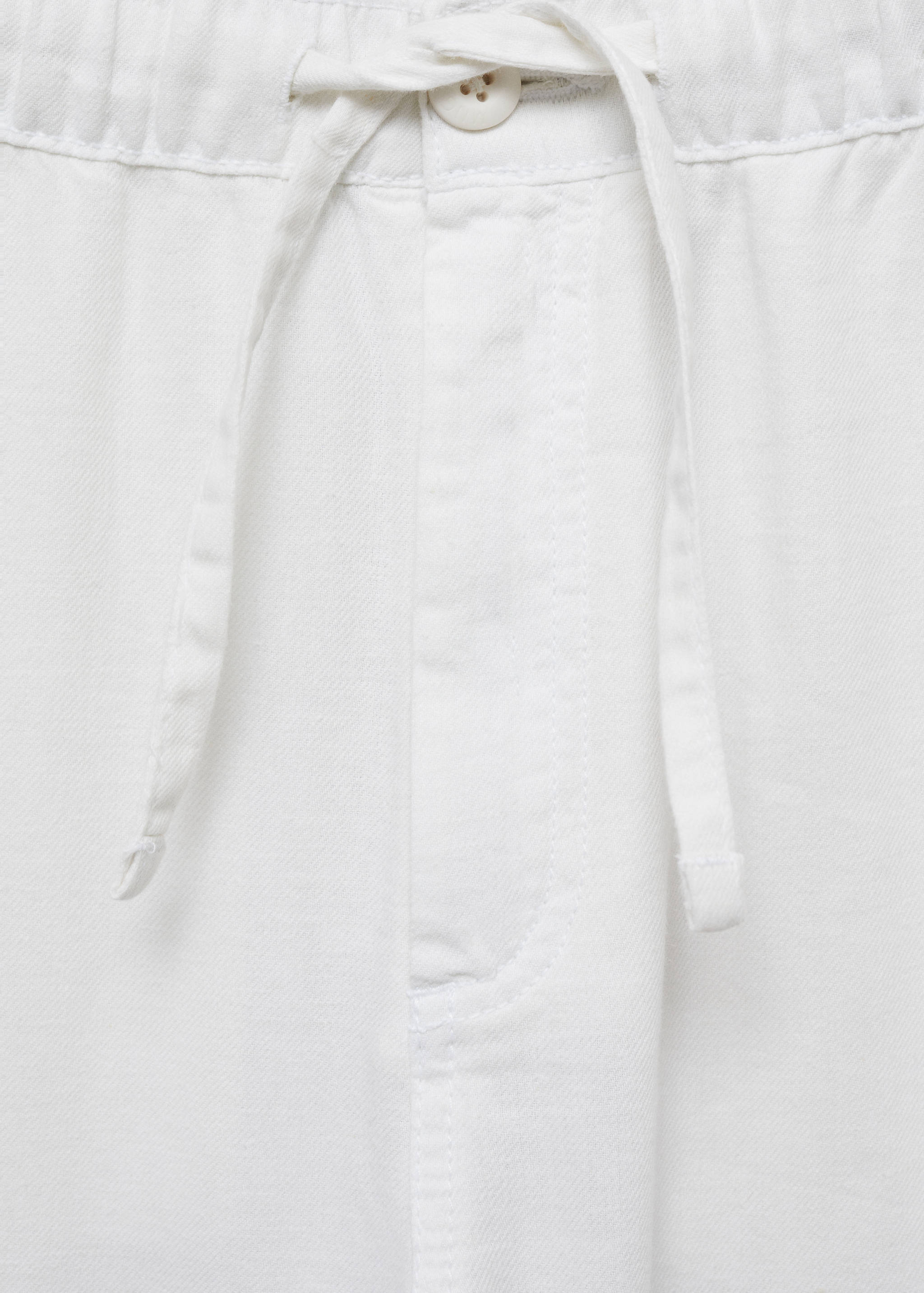 Linen jogger pants - Details of the article 8