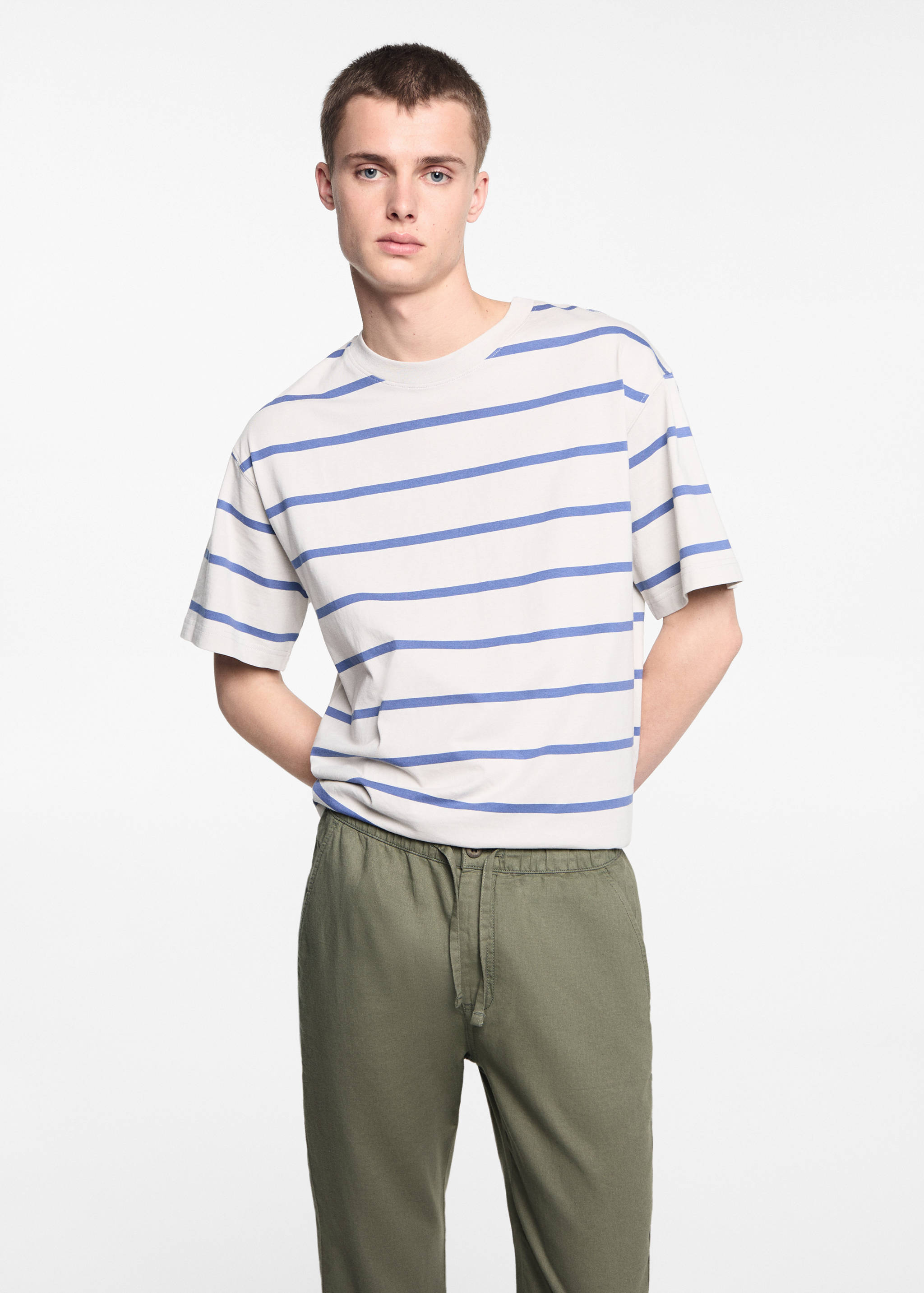 Linen jogger pants - Medium plane