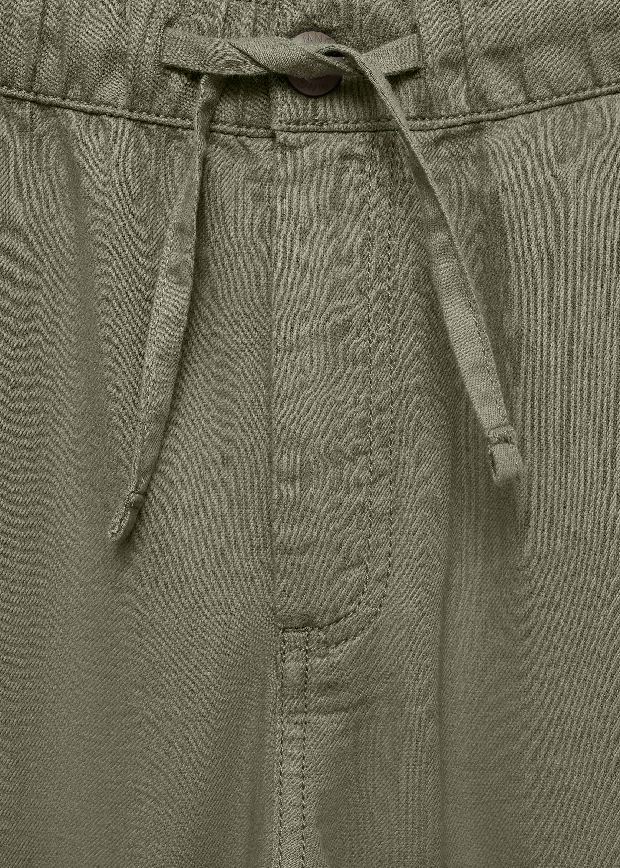 Linen jogger pants - Details of the article 8