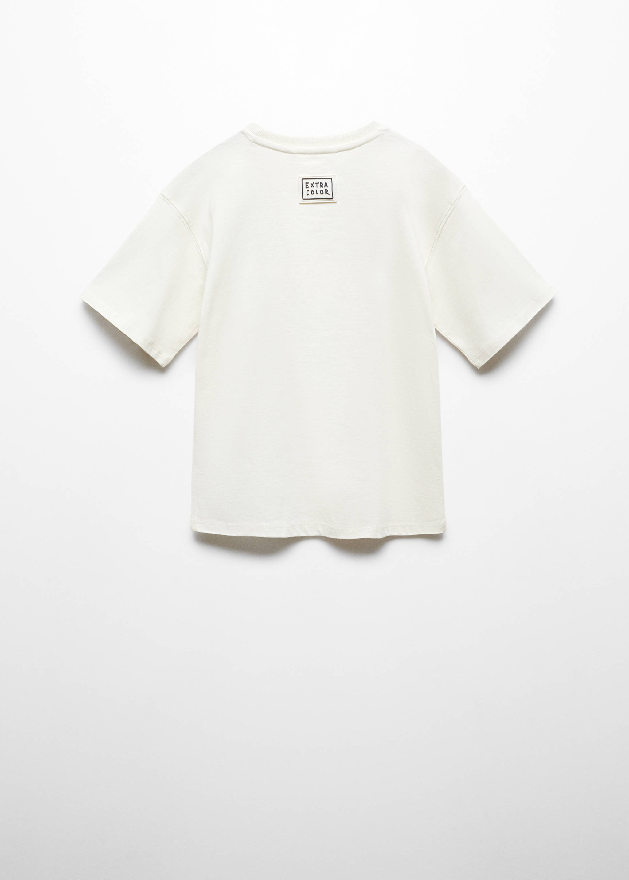 Camiseta estampado relieve - Reverso del artículo