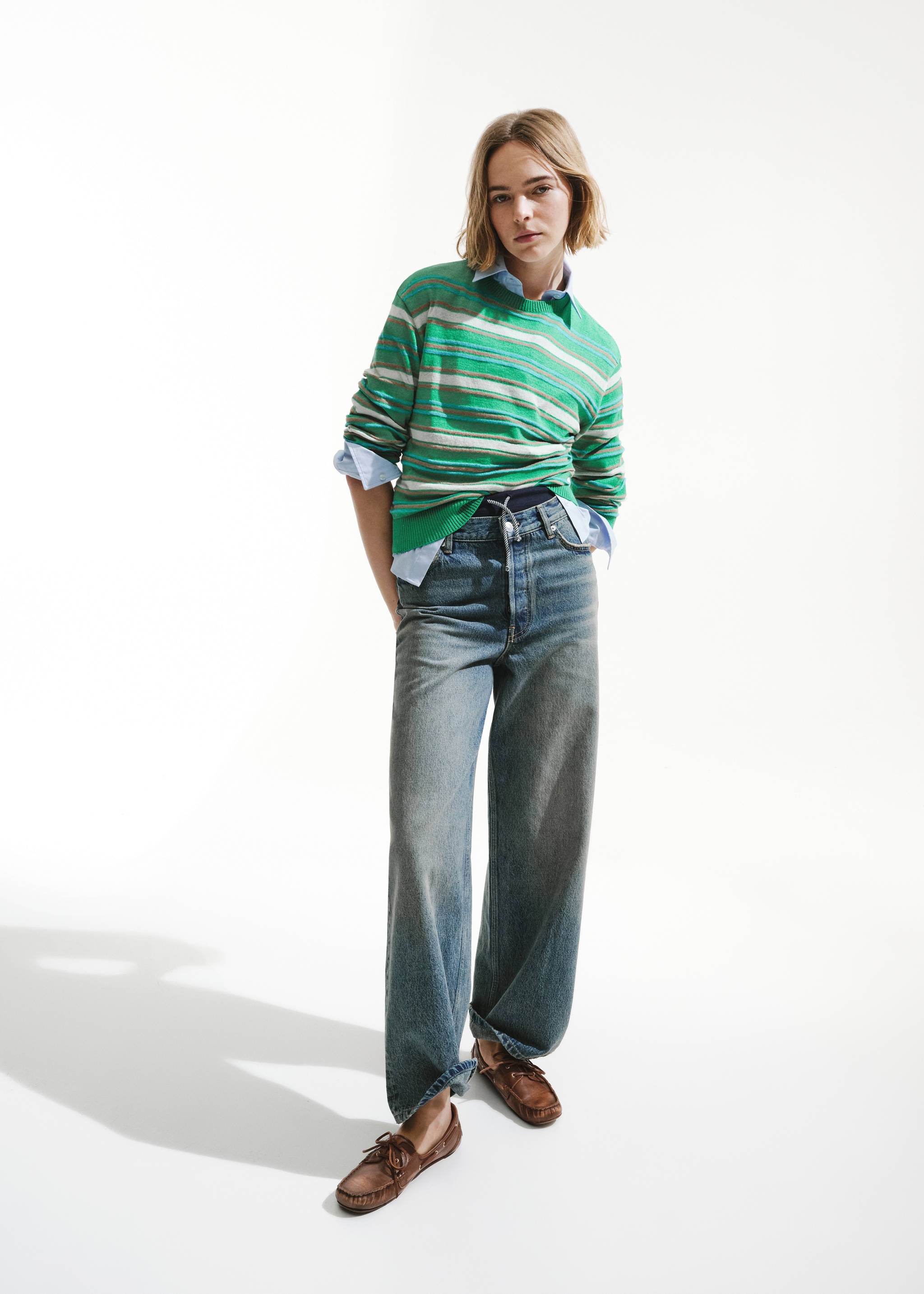 Chaussures bateau cuir - Plan général