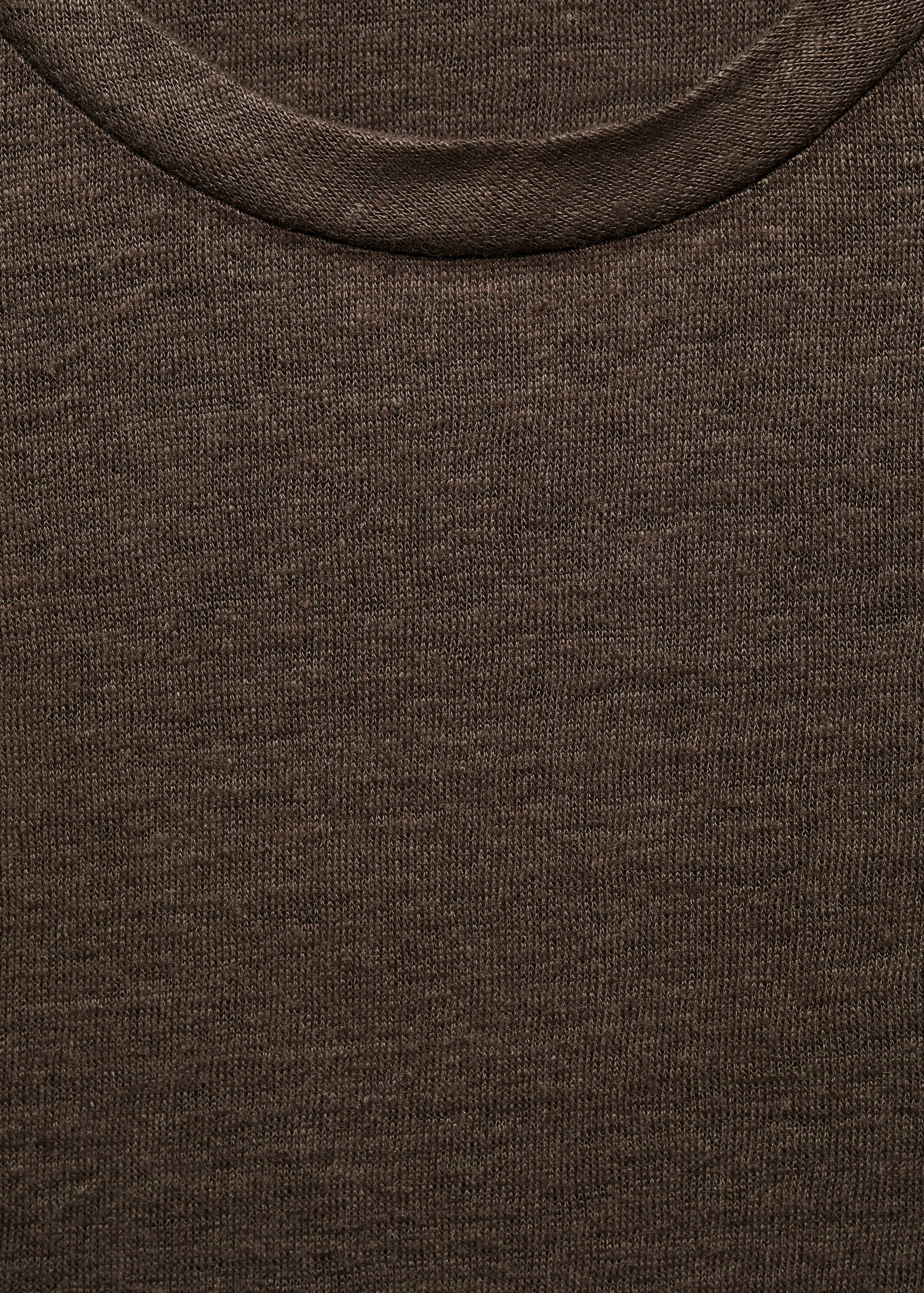 T-shirt slim-fit 100 % lin - Détail de l'article 8