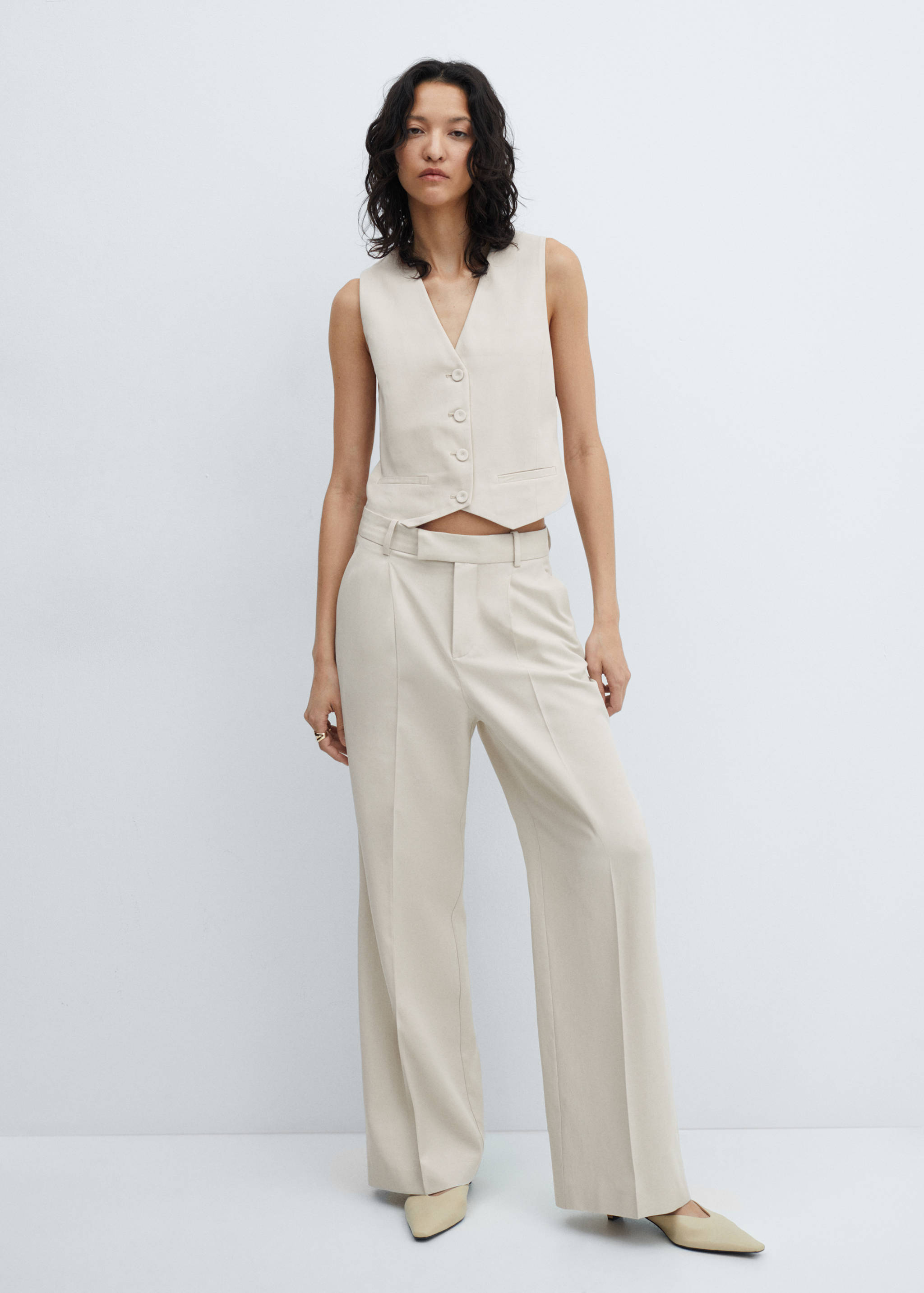 Chaleco traje botones - Plano general