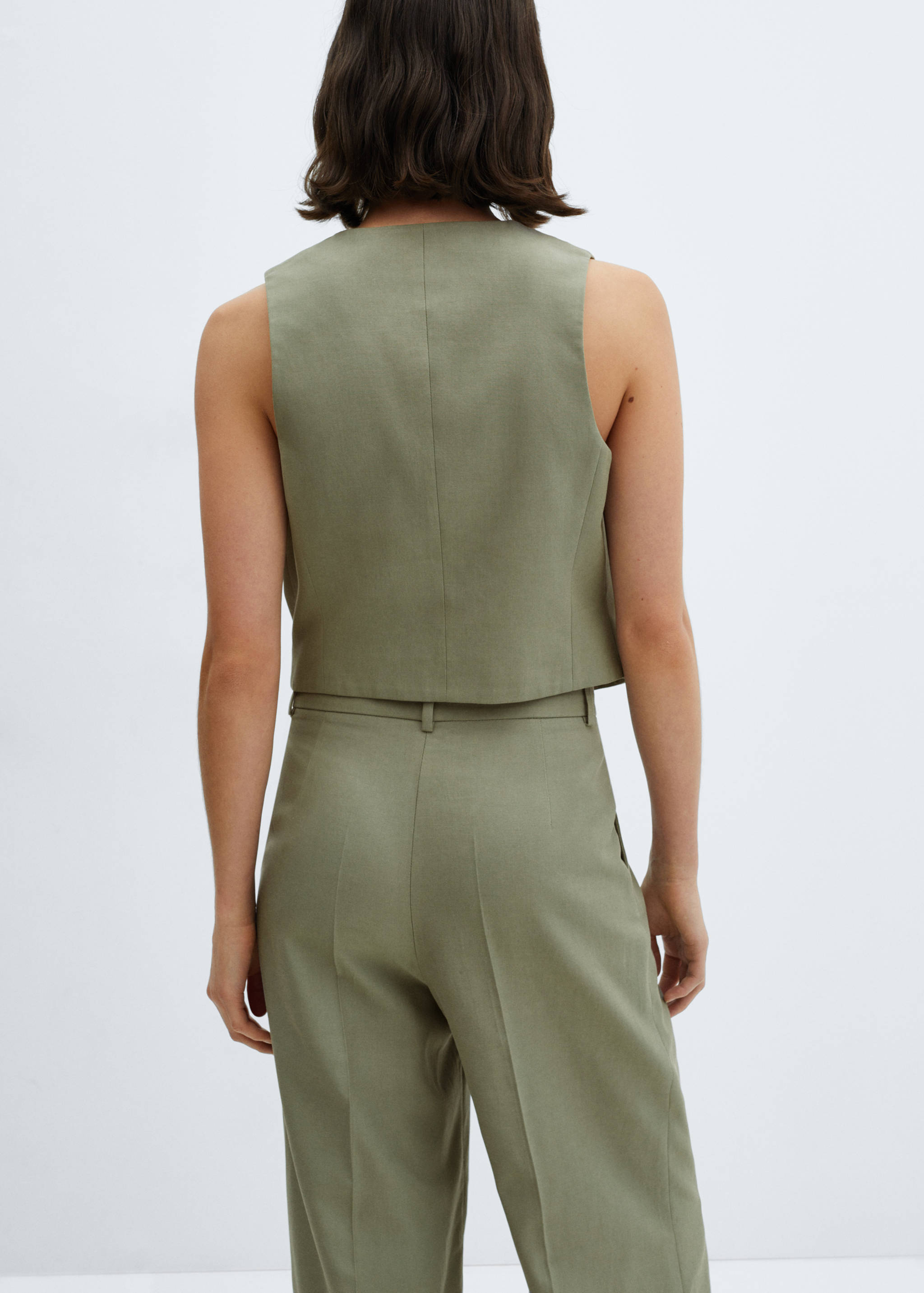 Suit waistcoat with buttons - Reverse of the article