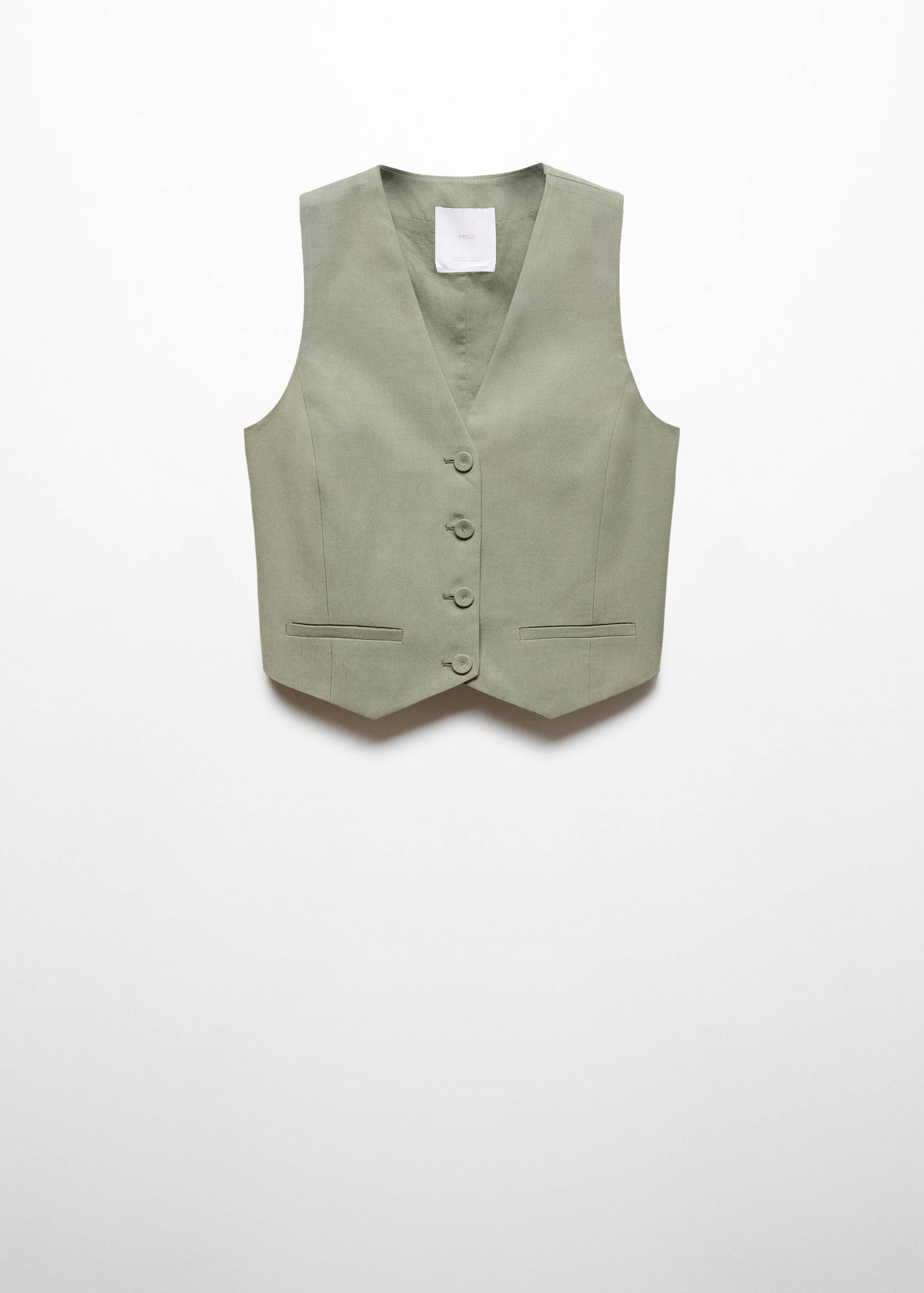Suit waistcoat with buttons - Article without model
