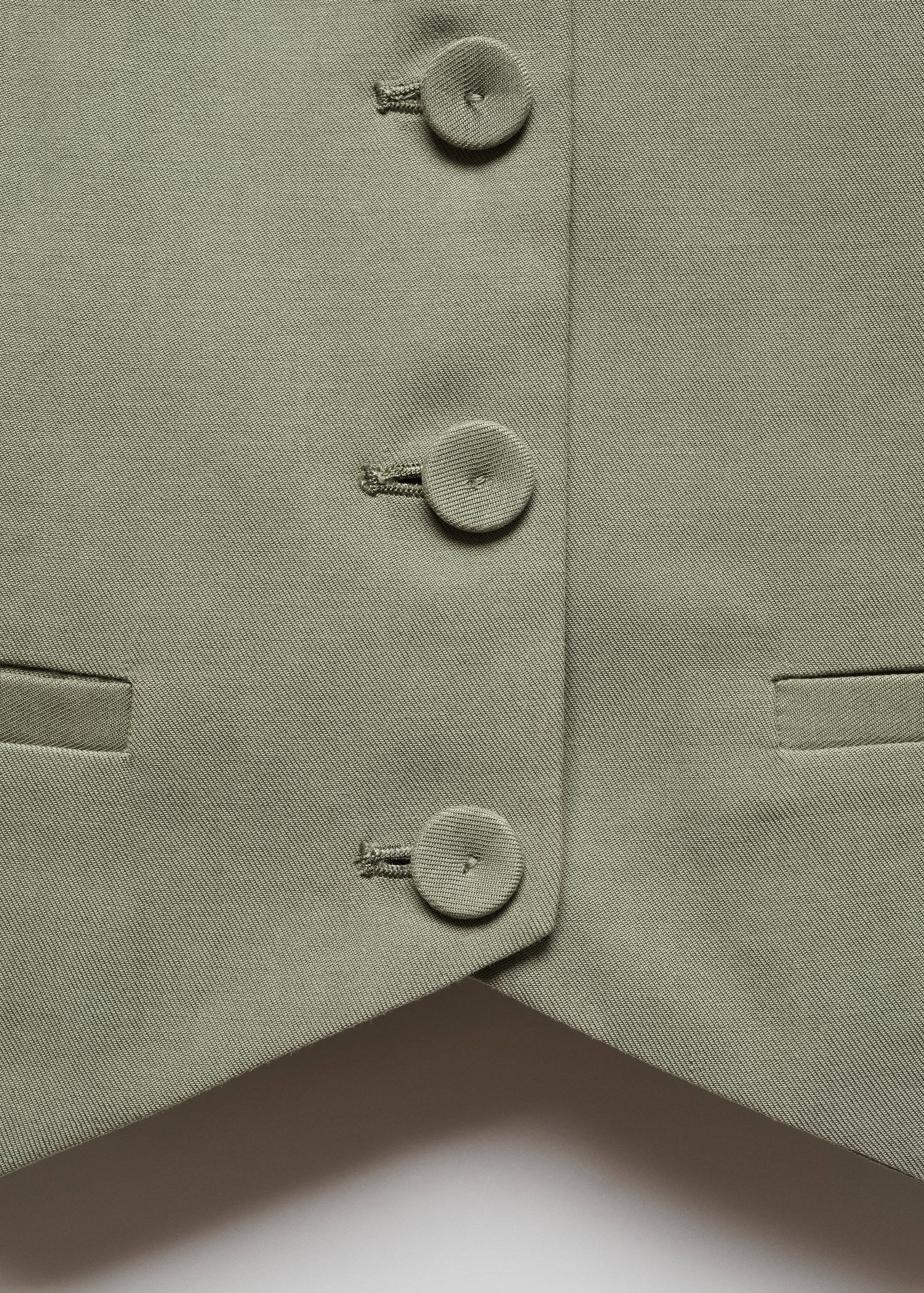 Suit waistcoat with buttons - Details of the article 8