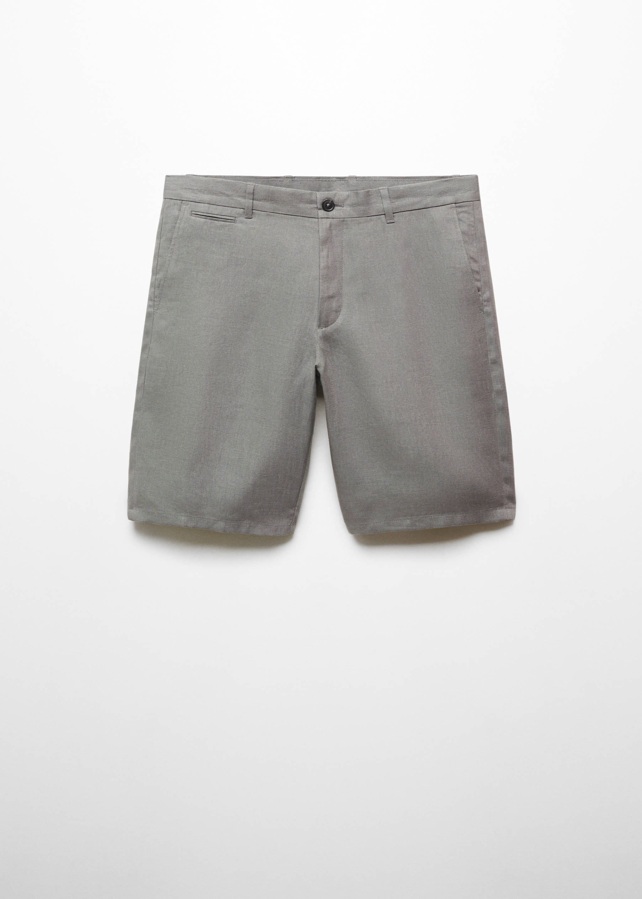 Bermuda slim-fit 100 % lin - Article sans modèle