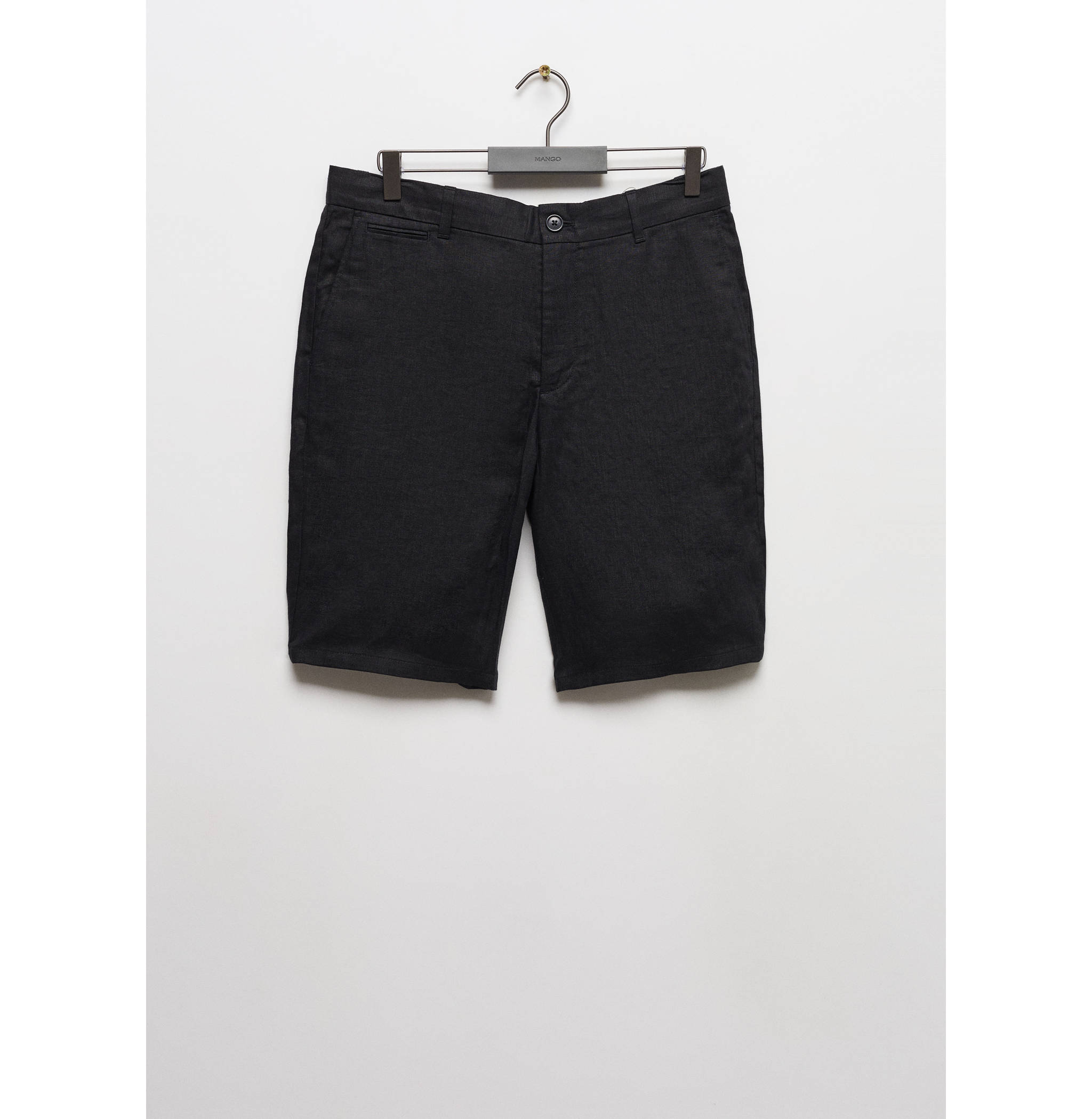 Bermuda slim-fit 100 % lin - Article sans modèle