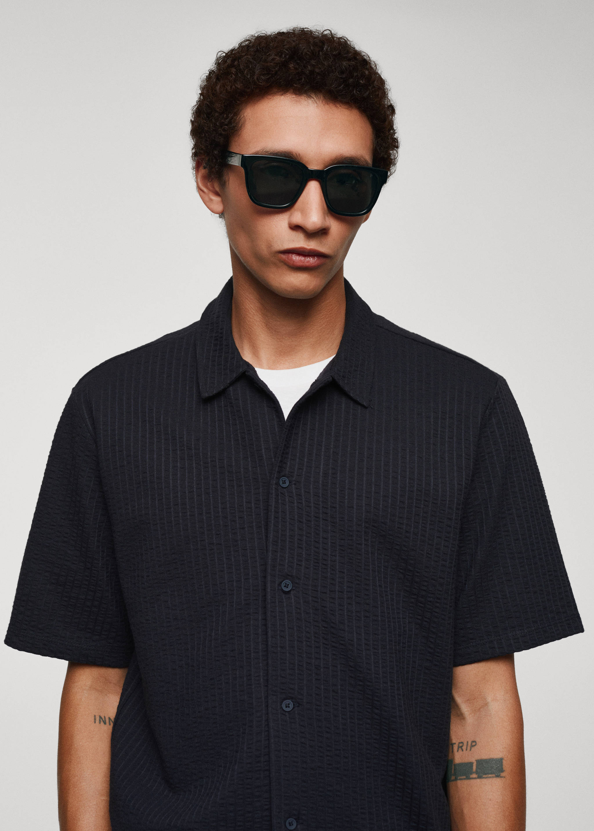 Chemise coton seersucker - Détail de l'article 1