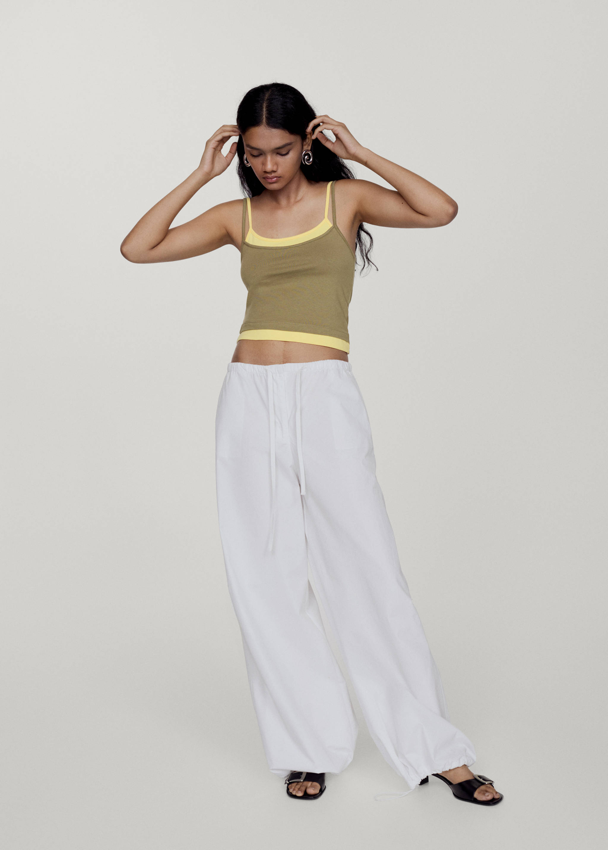 Combination top with thin straps - Details of the article 6