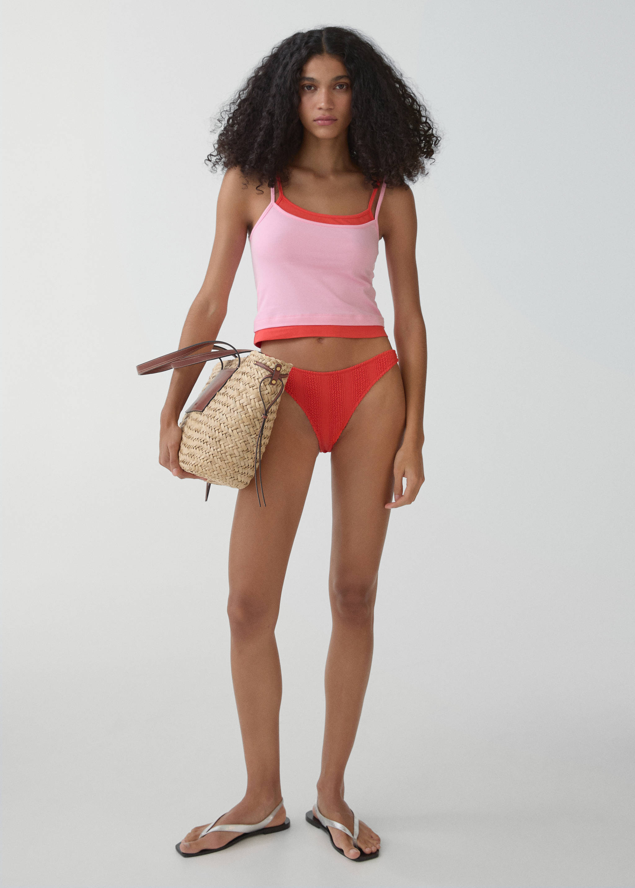 Combination top with thin straps - General plane