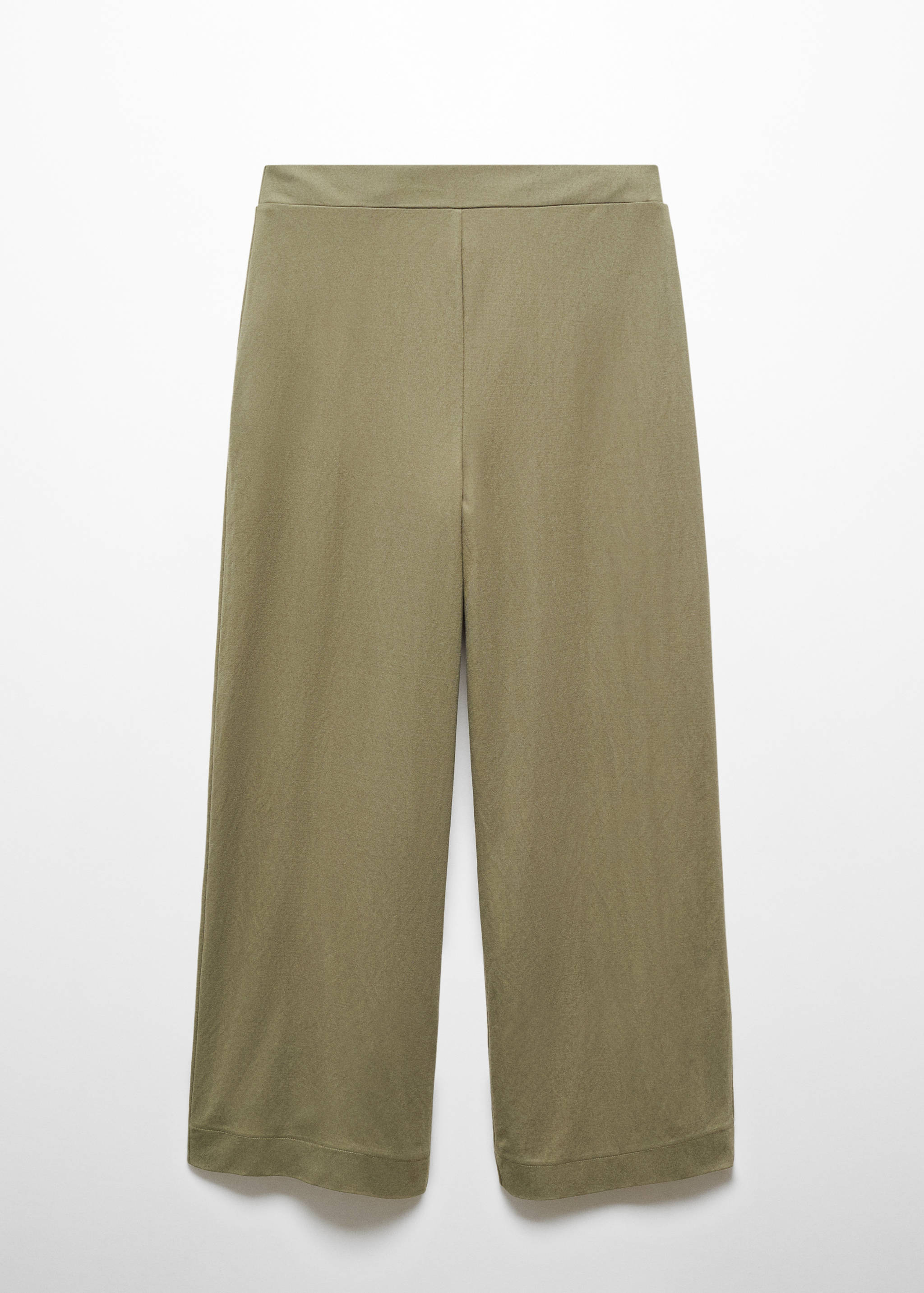 Elastic waist crop pants - Article without model