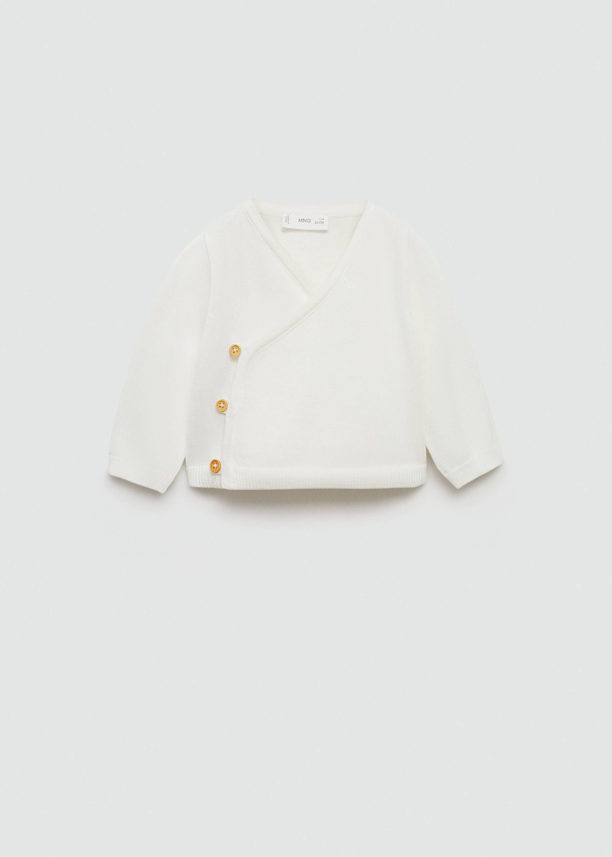 Buttons detail knit sweater - Article without model