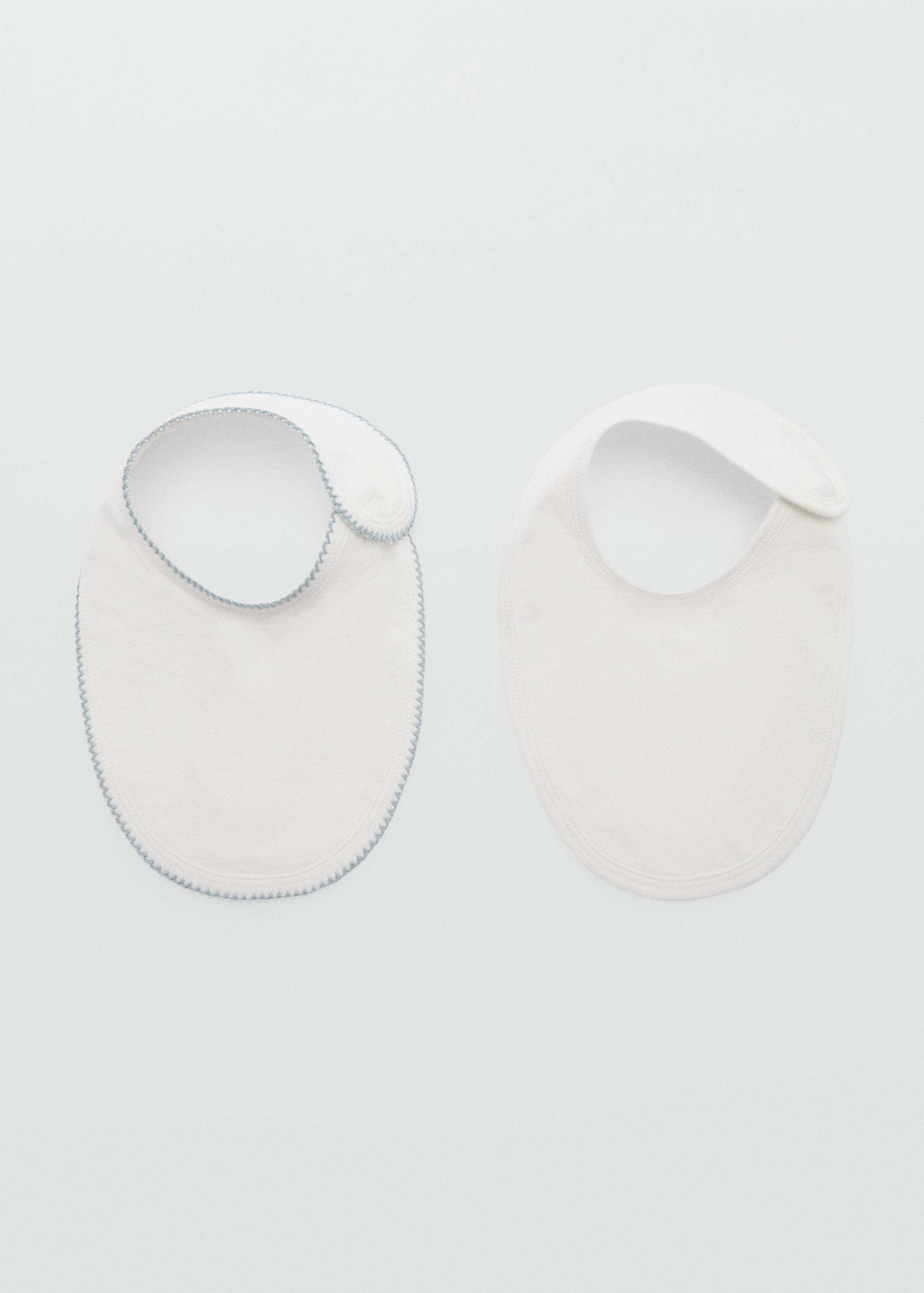 Pack of 2 cotton bibs - Article without model