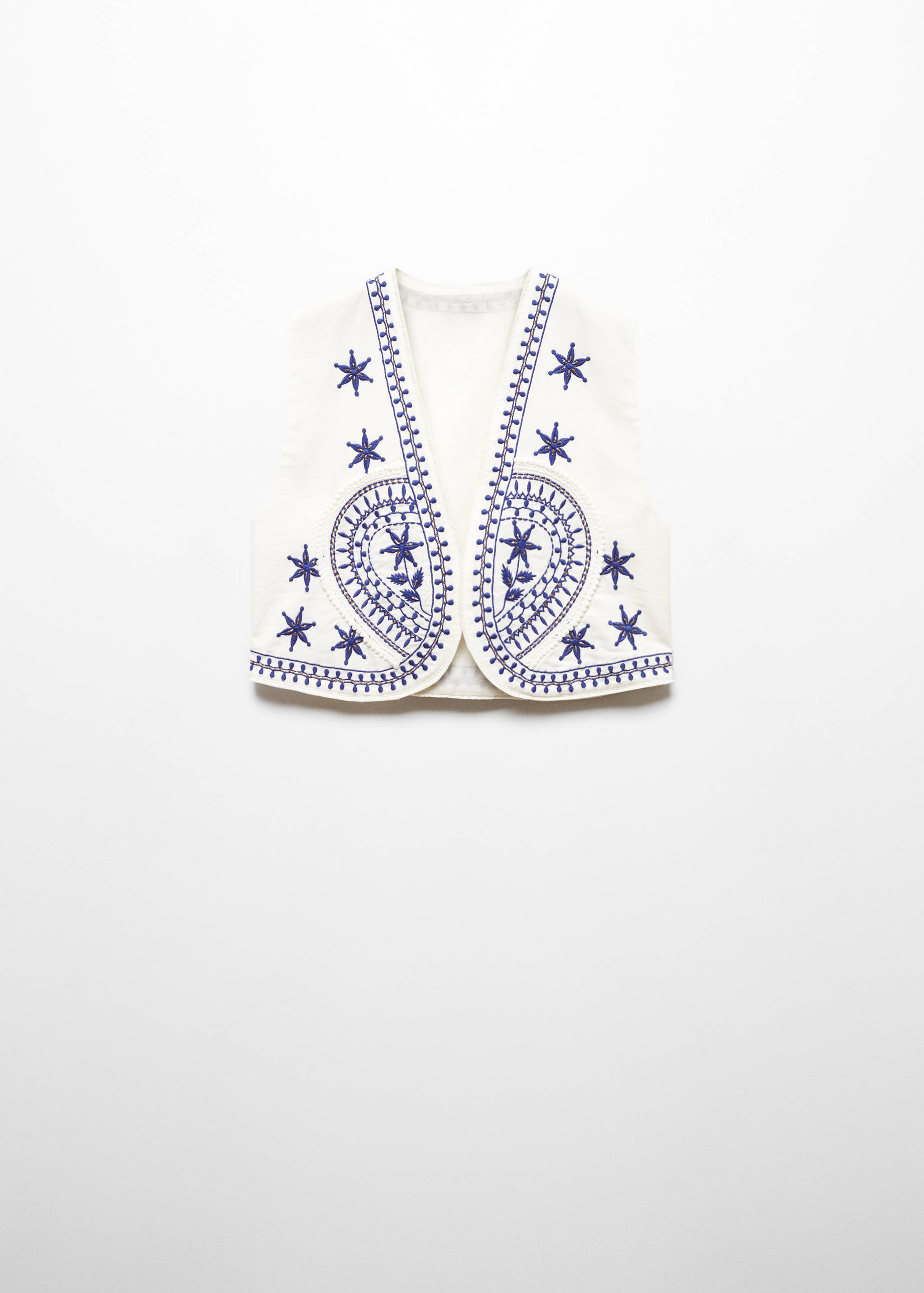 Beaded embroidered vest - Article without model