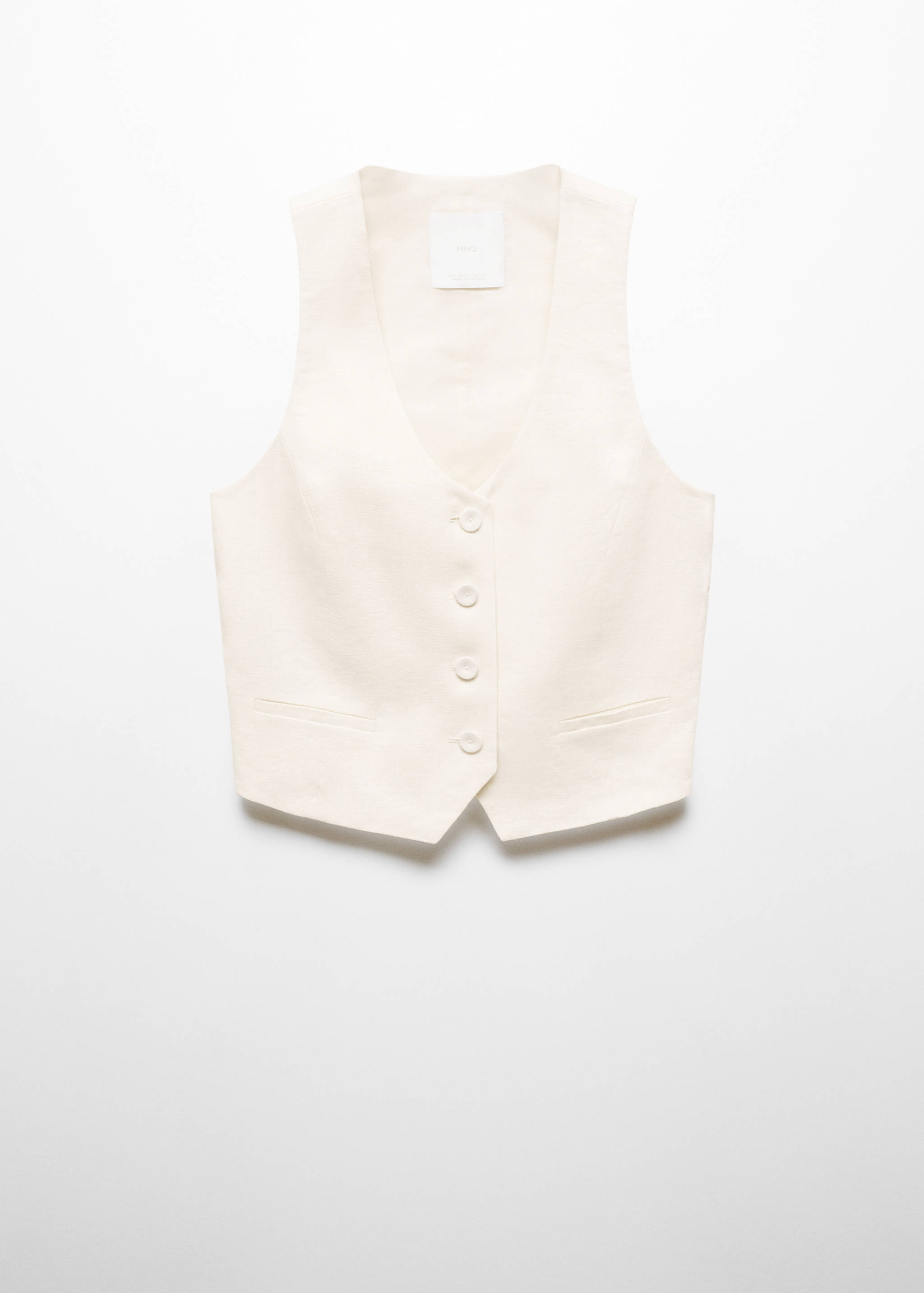 Chaleco traje lino - Artículo sin modelo