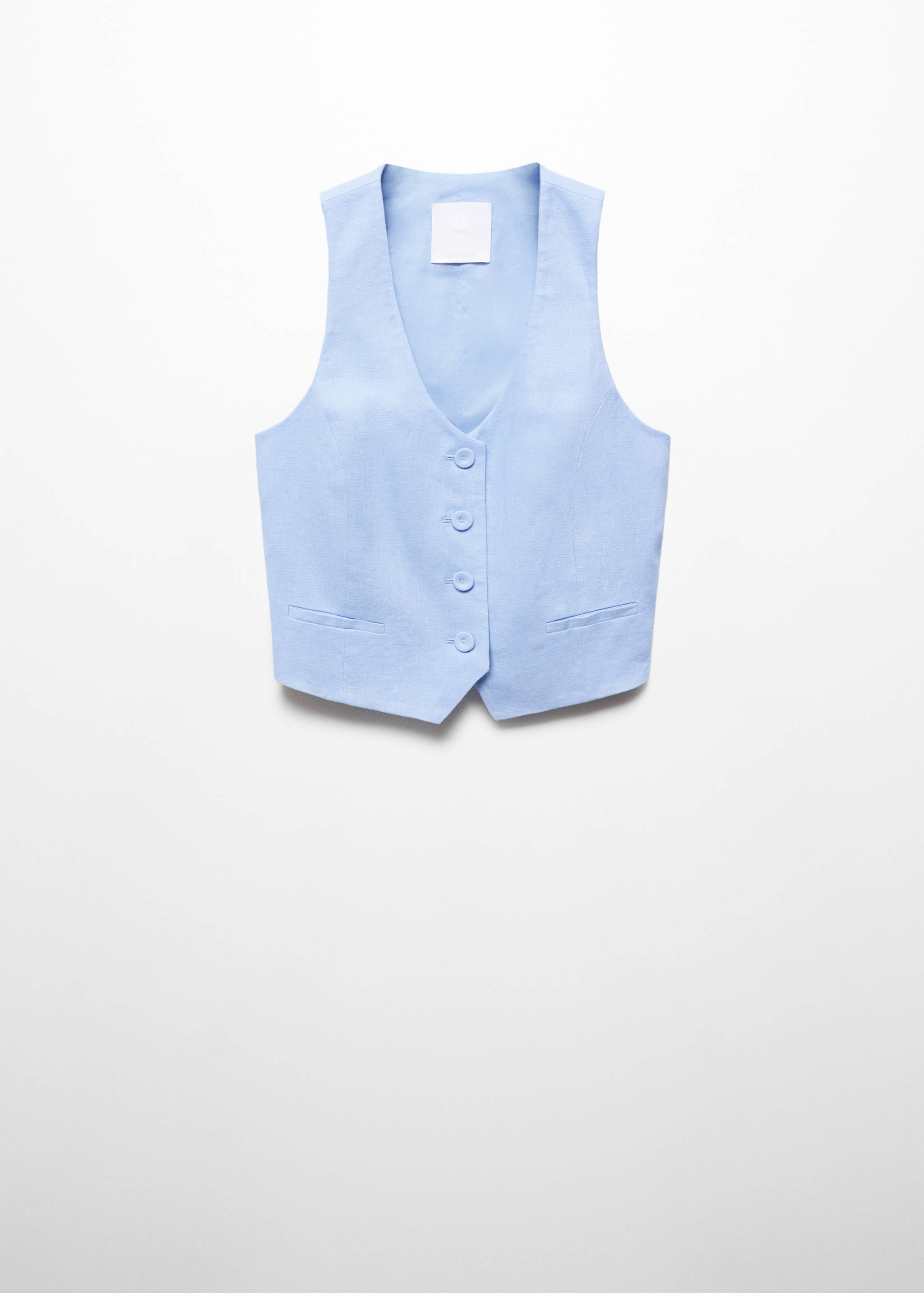 Chaleco traje lino - Artículo sin modelo
