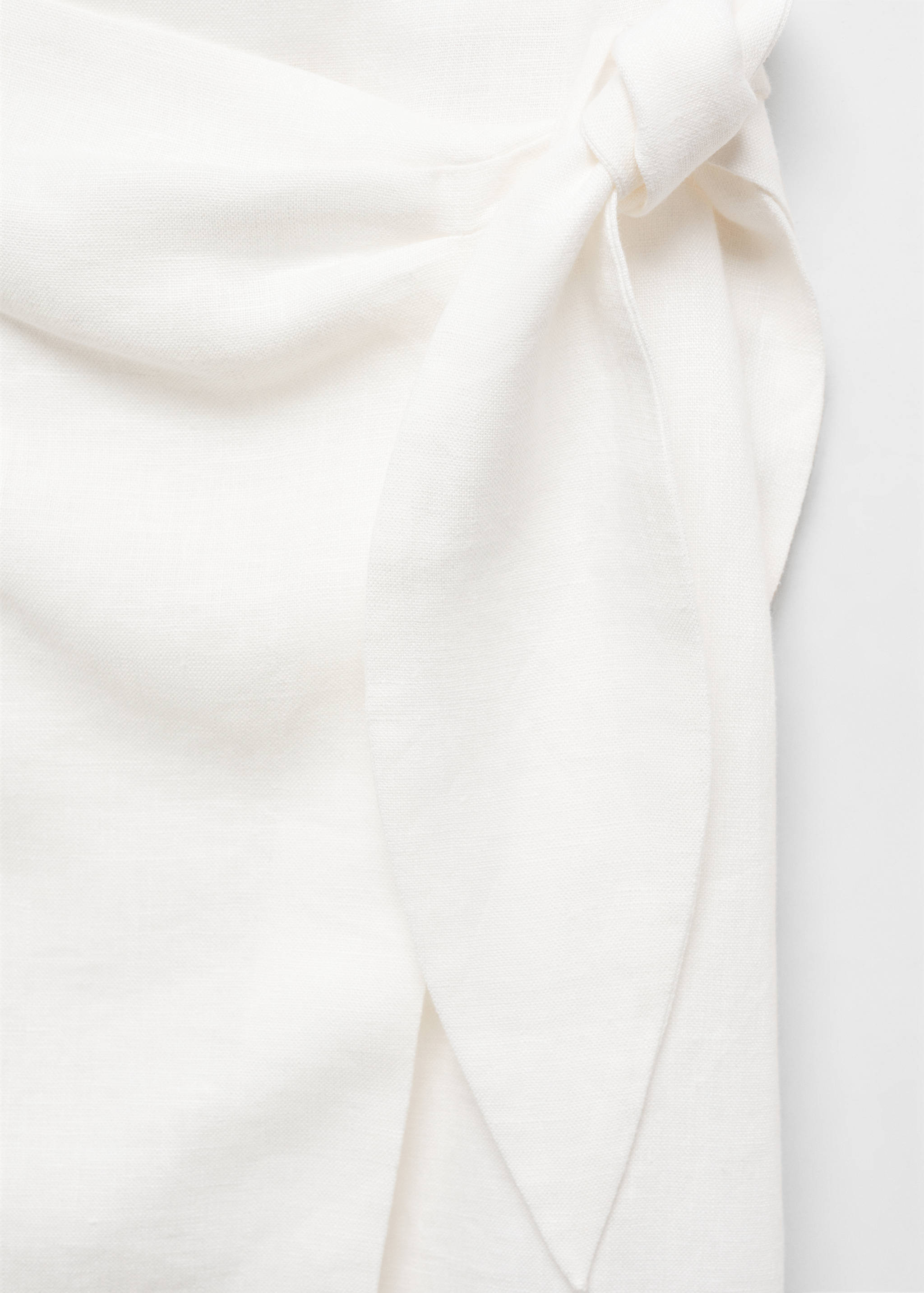 Linen sarong skirt - Details of the article 8