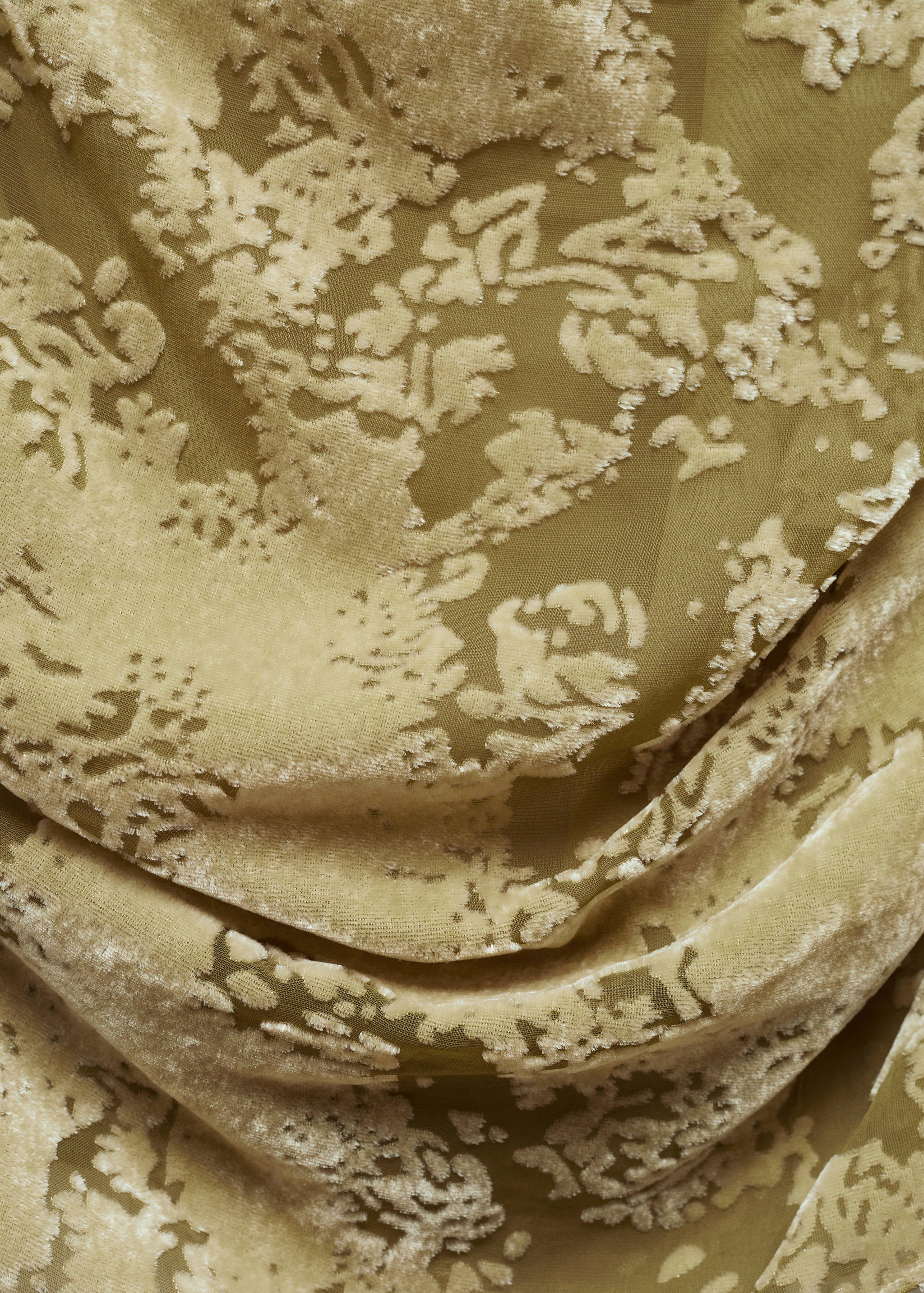 Draped top with velvet detail - Details of the article 8