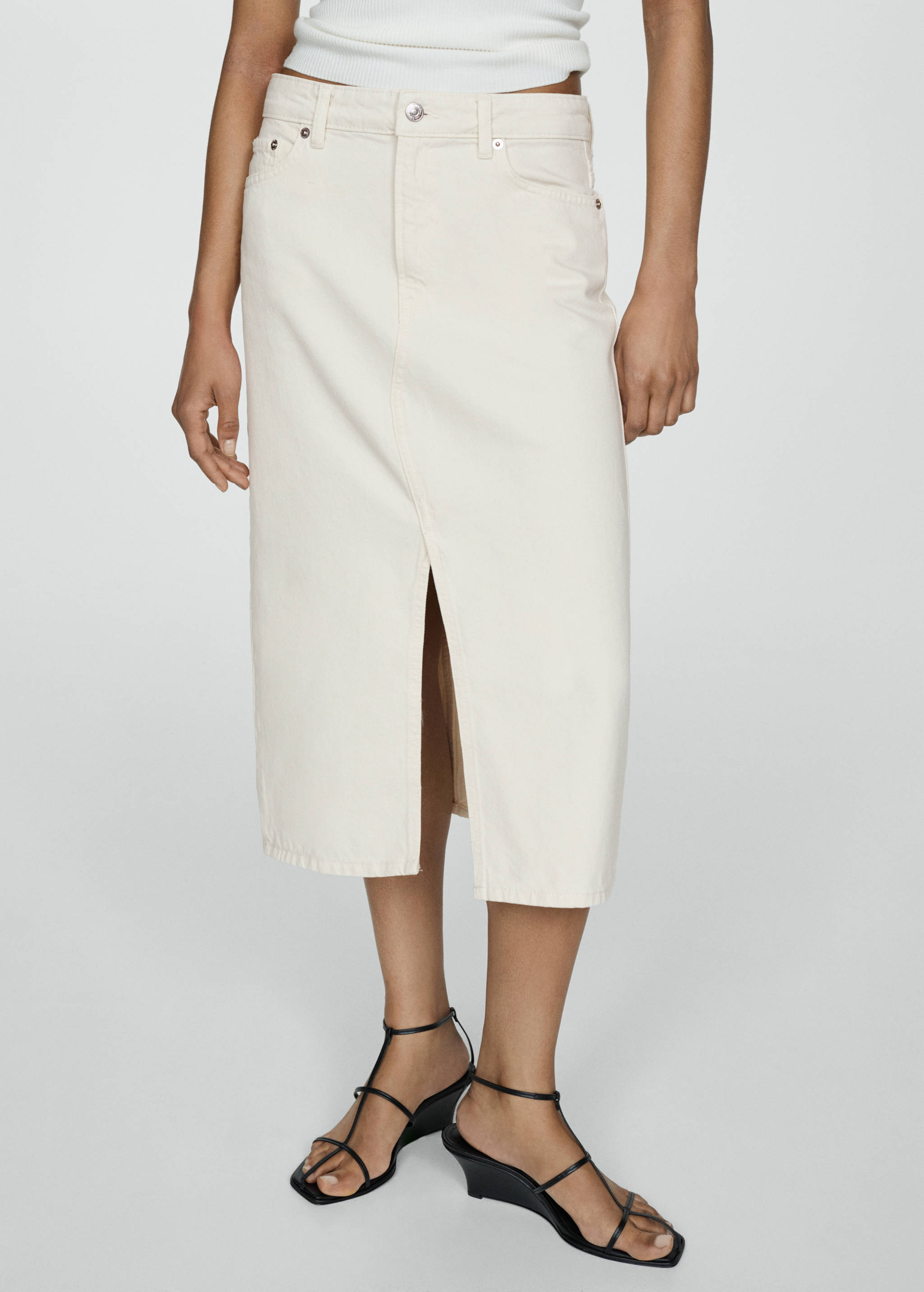 Jupe midi en jean - Détail de l'article 6