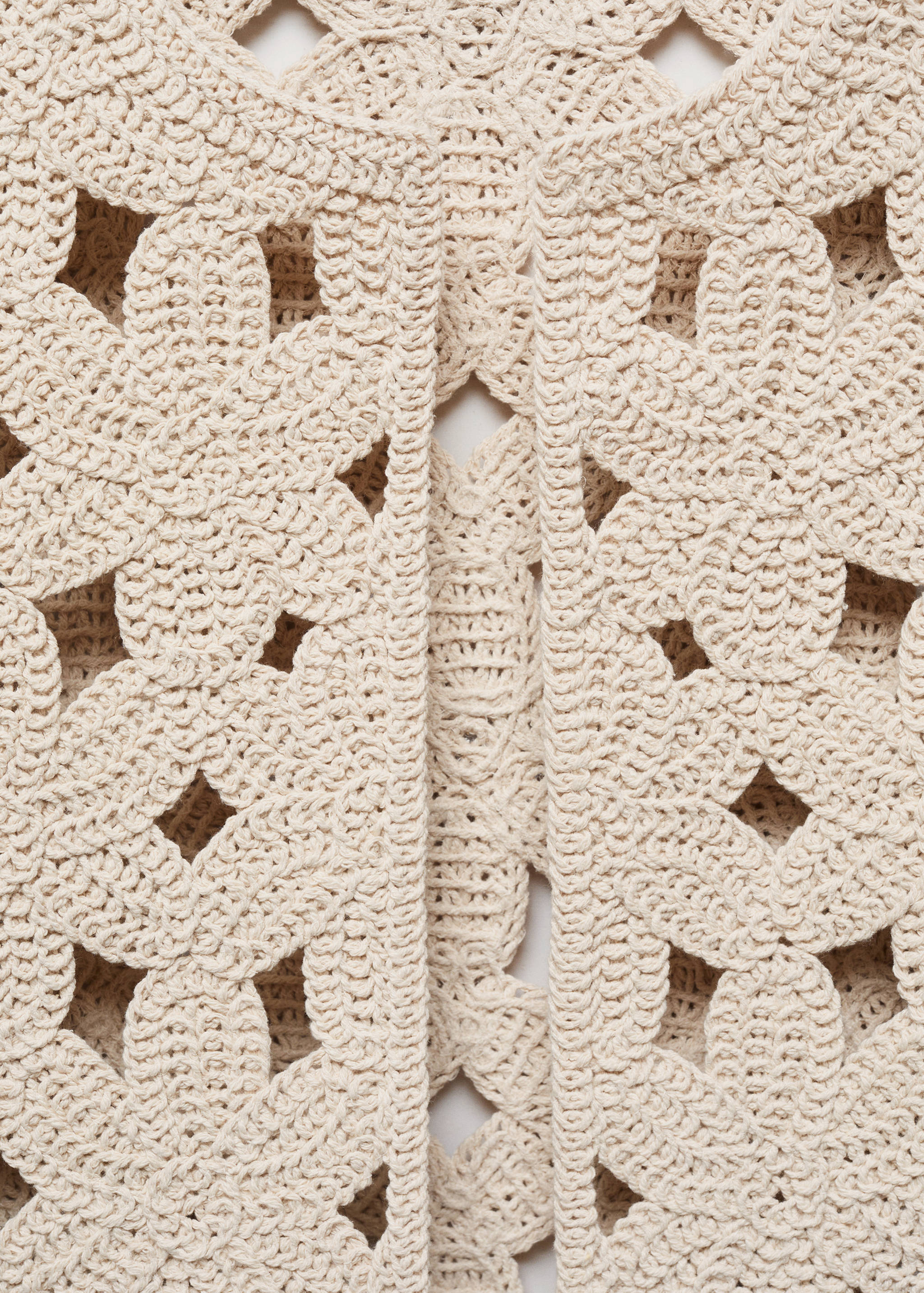 Crochet jacket with openwork details - Details of the article 8