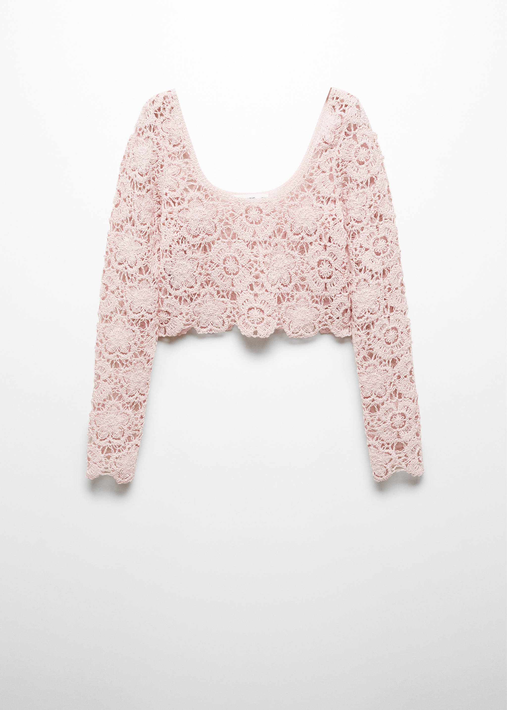 Pull-over court crochet - Article sans modèle