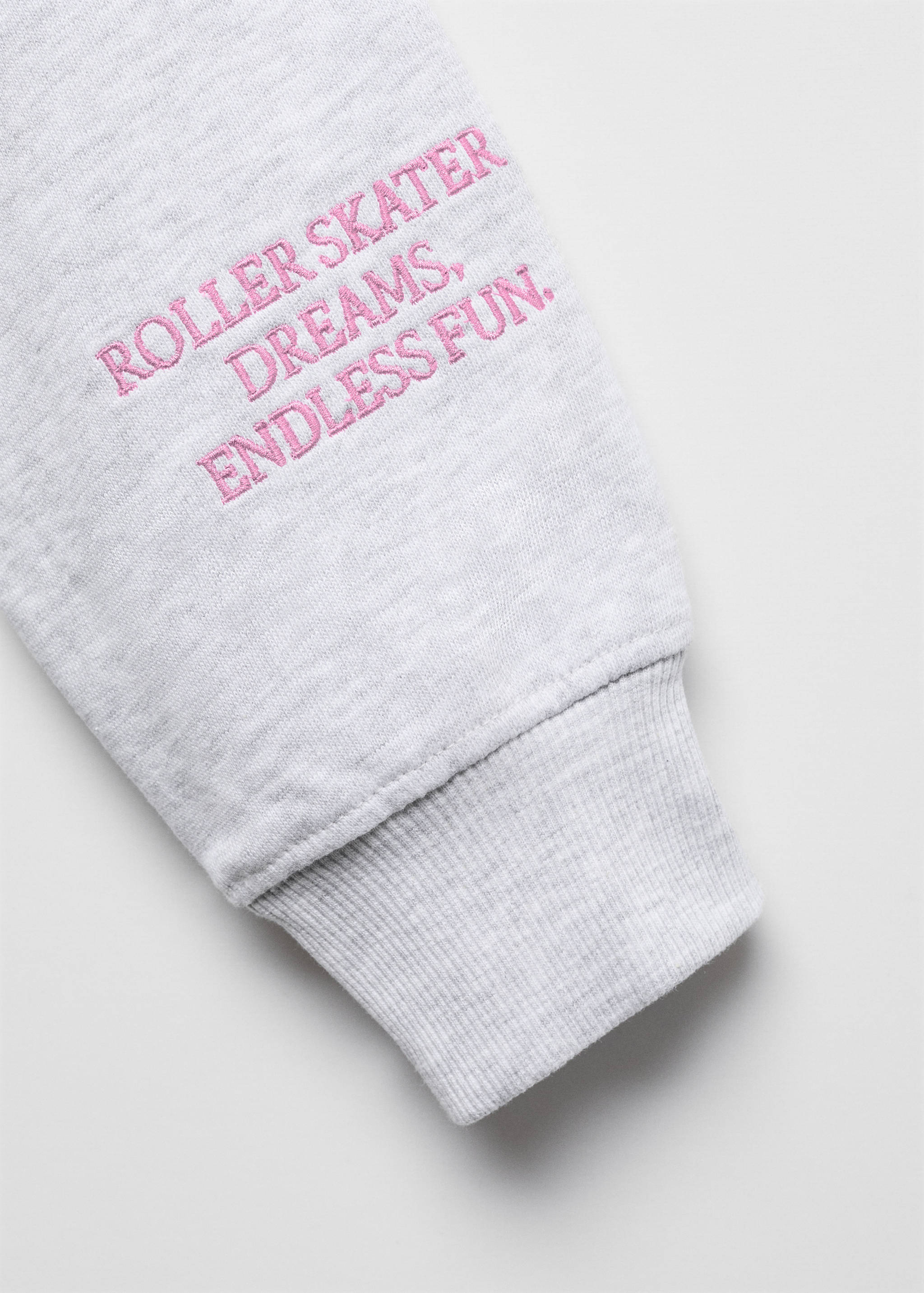 Sudadera crop mensaje - Detalle del artículo 8