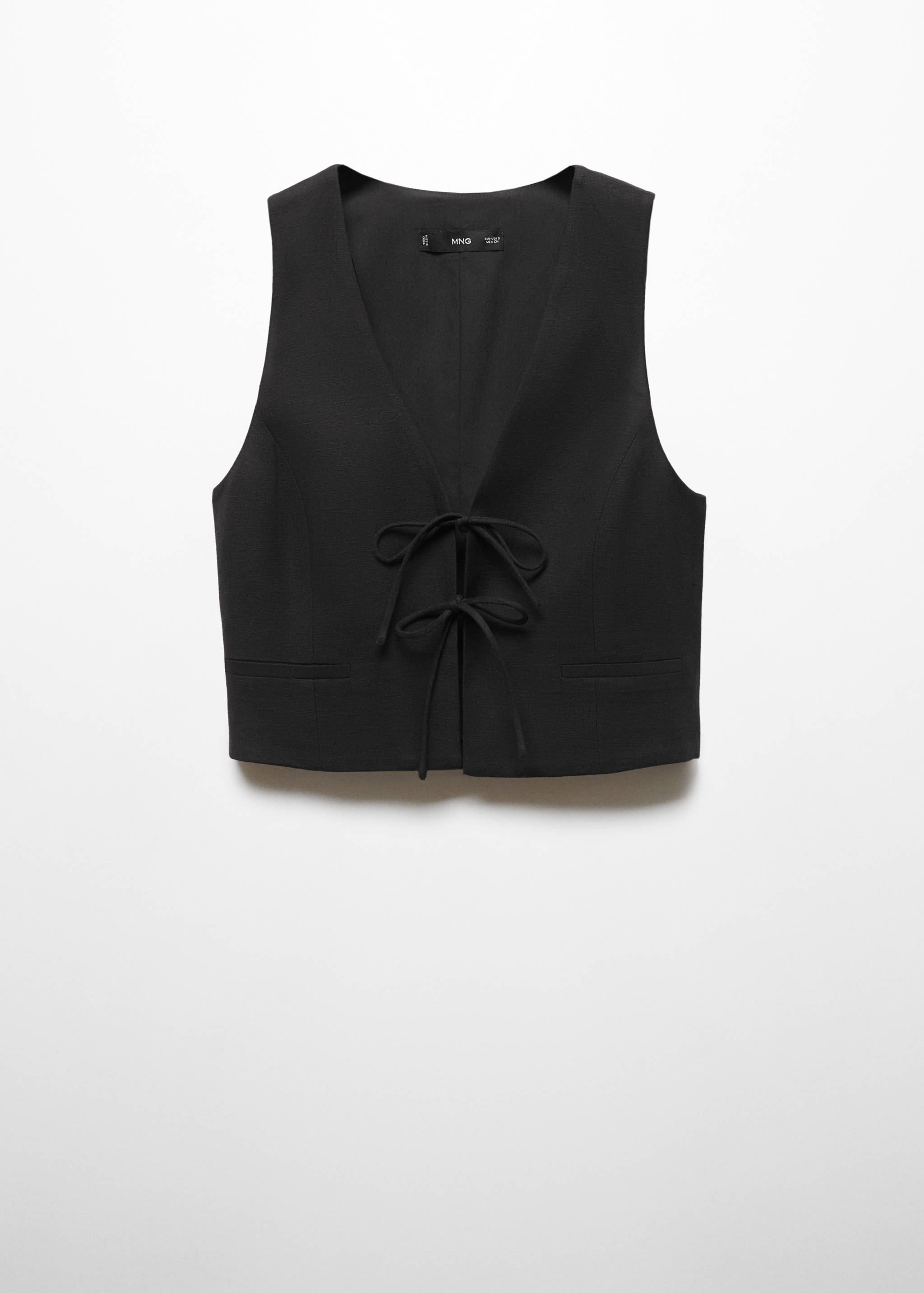 Vest with tie closure - Article without model