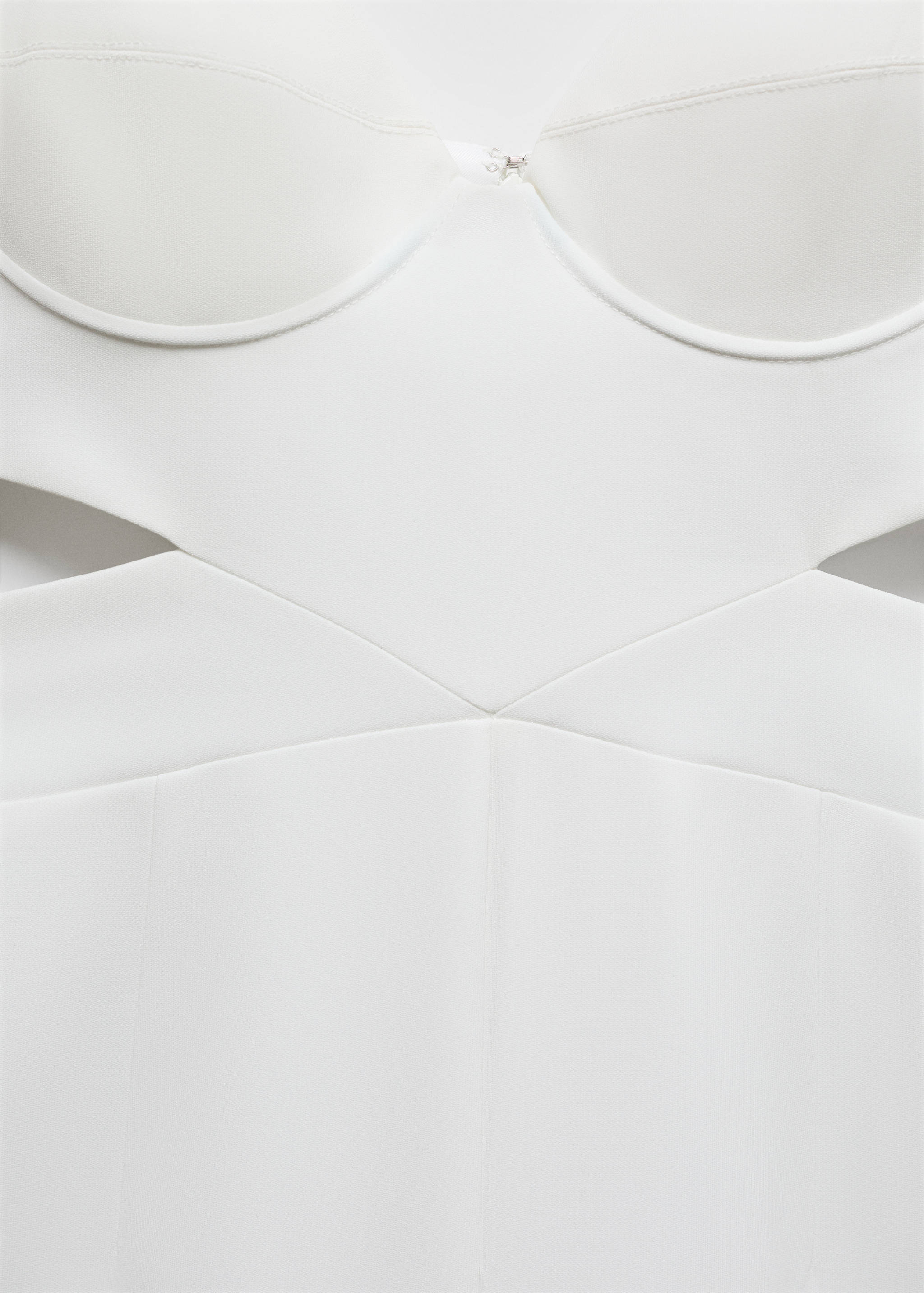 带肩带和侧面开衩的连身裤 - null