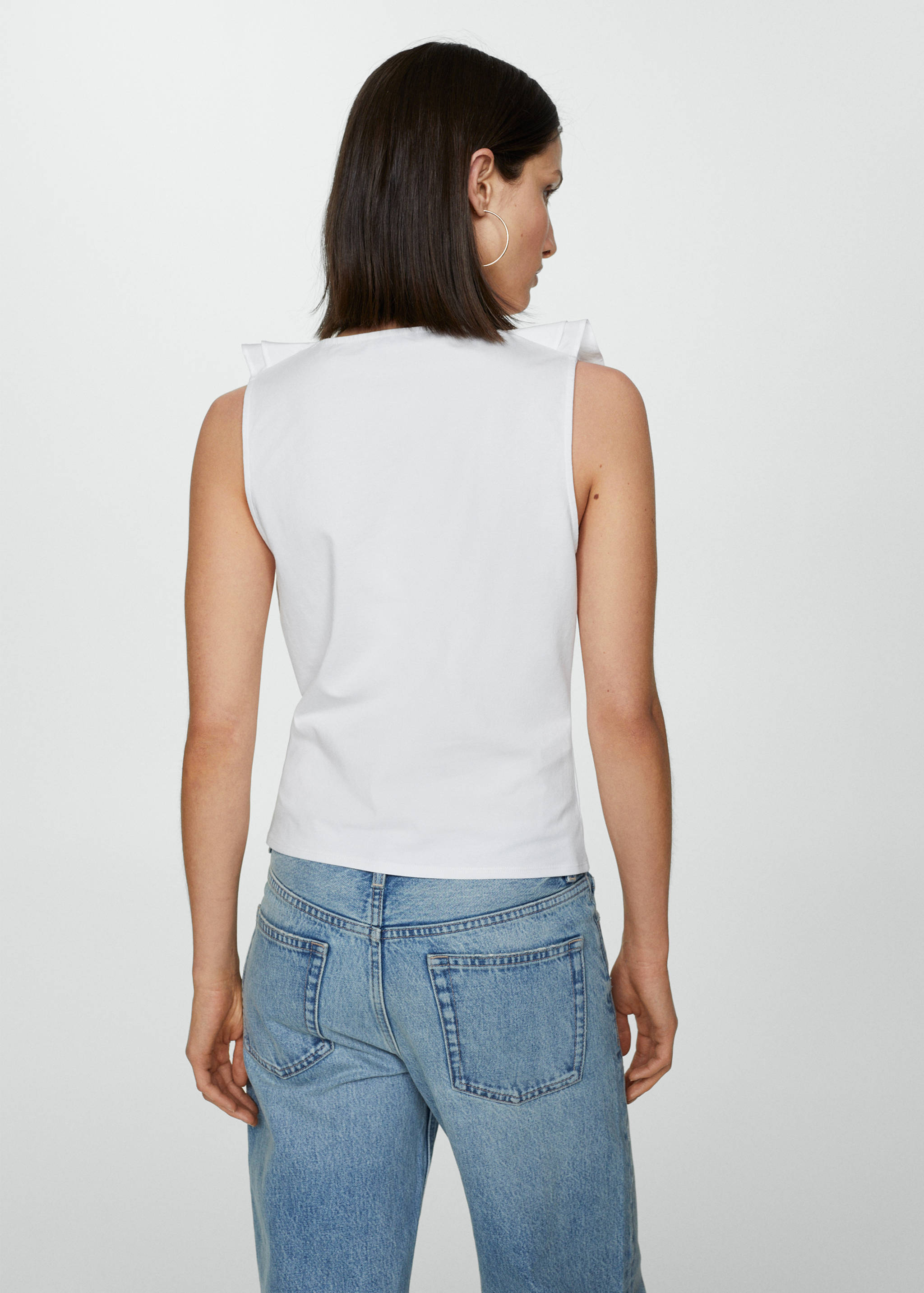 Top coton à volants - Verso de l’article