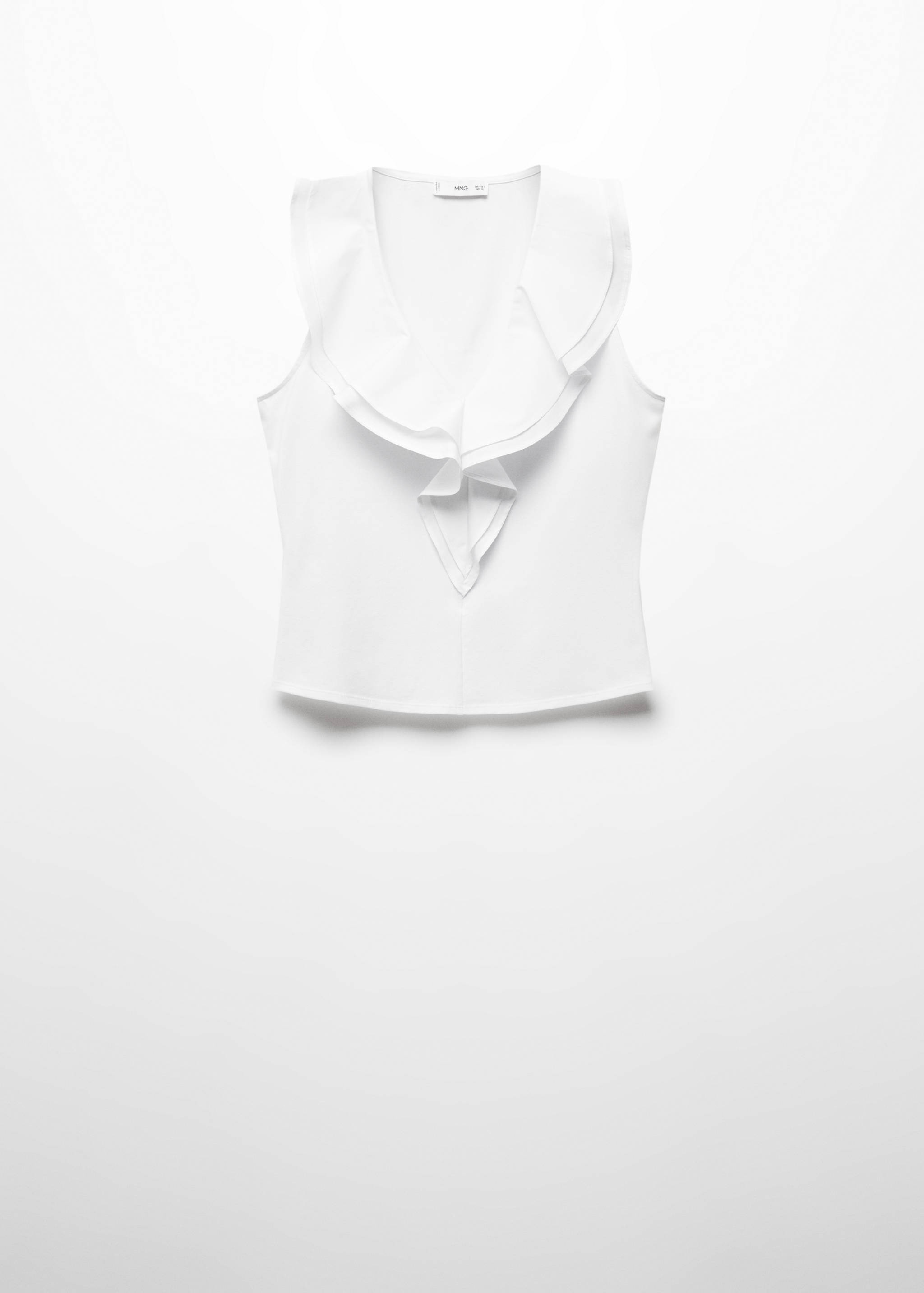 Top coton à volants - Article sans modèle