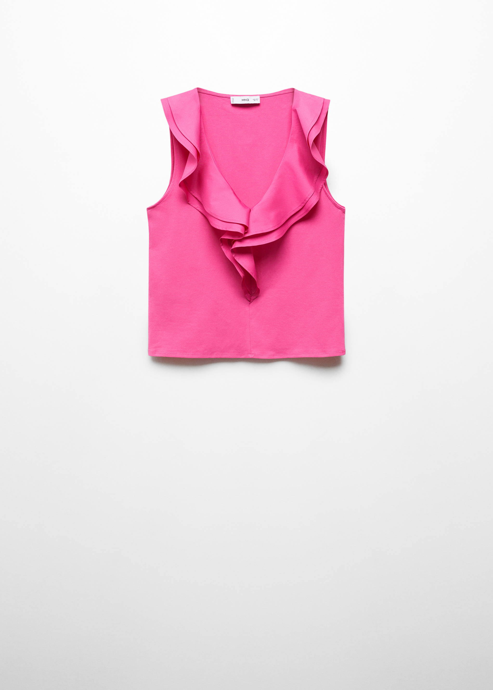 Top coton à volants - Article sans modèle