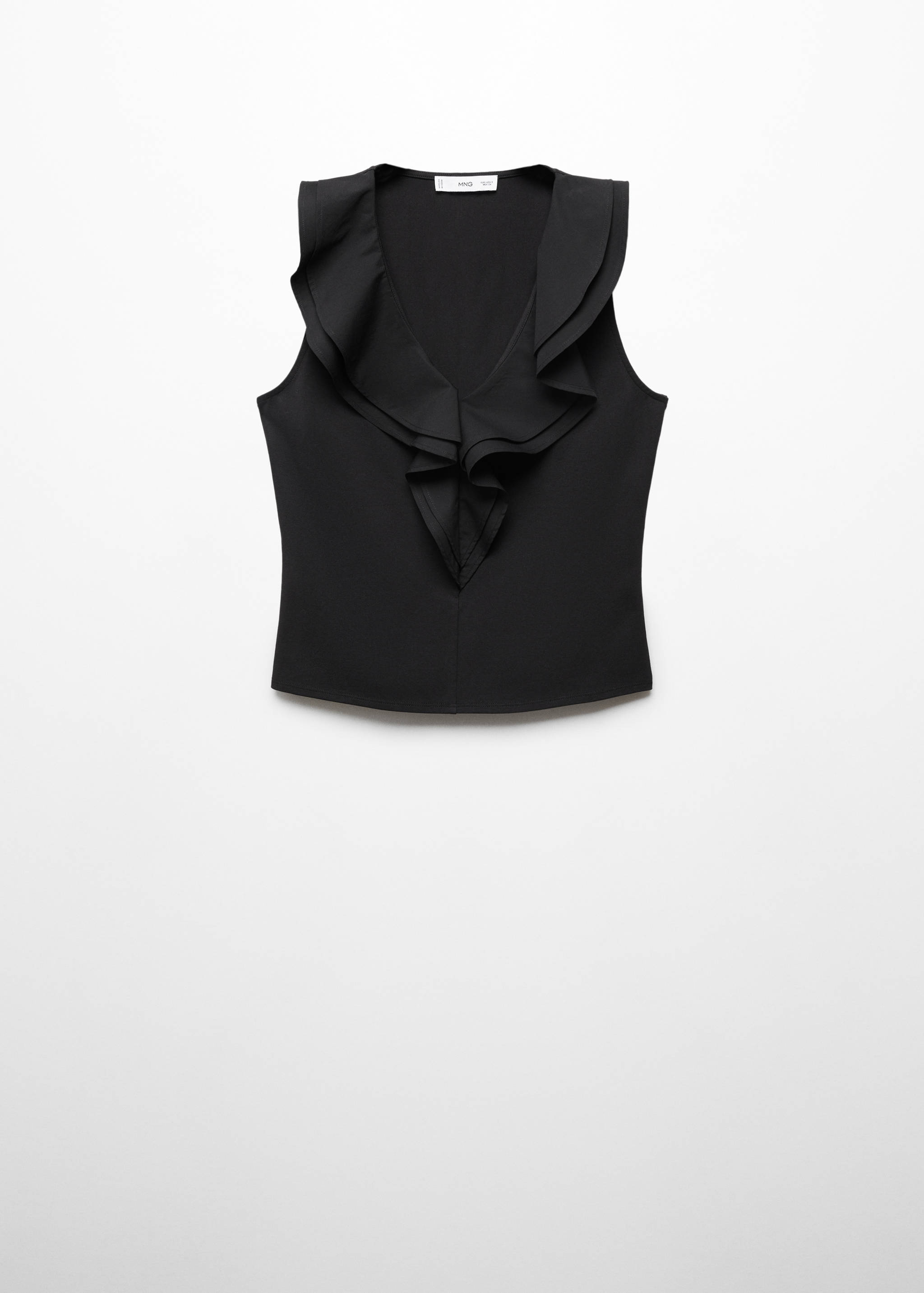 Top coton à volants - Article sans modèle