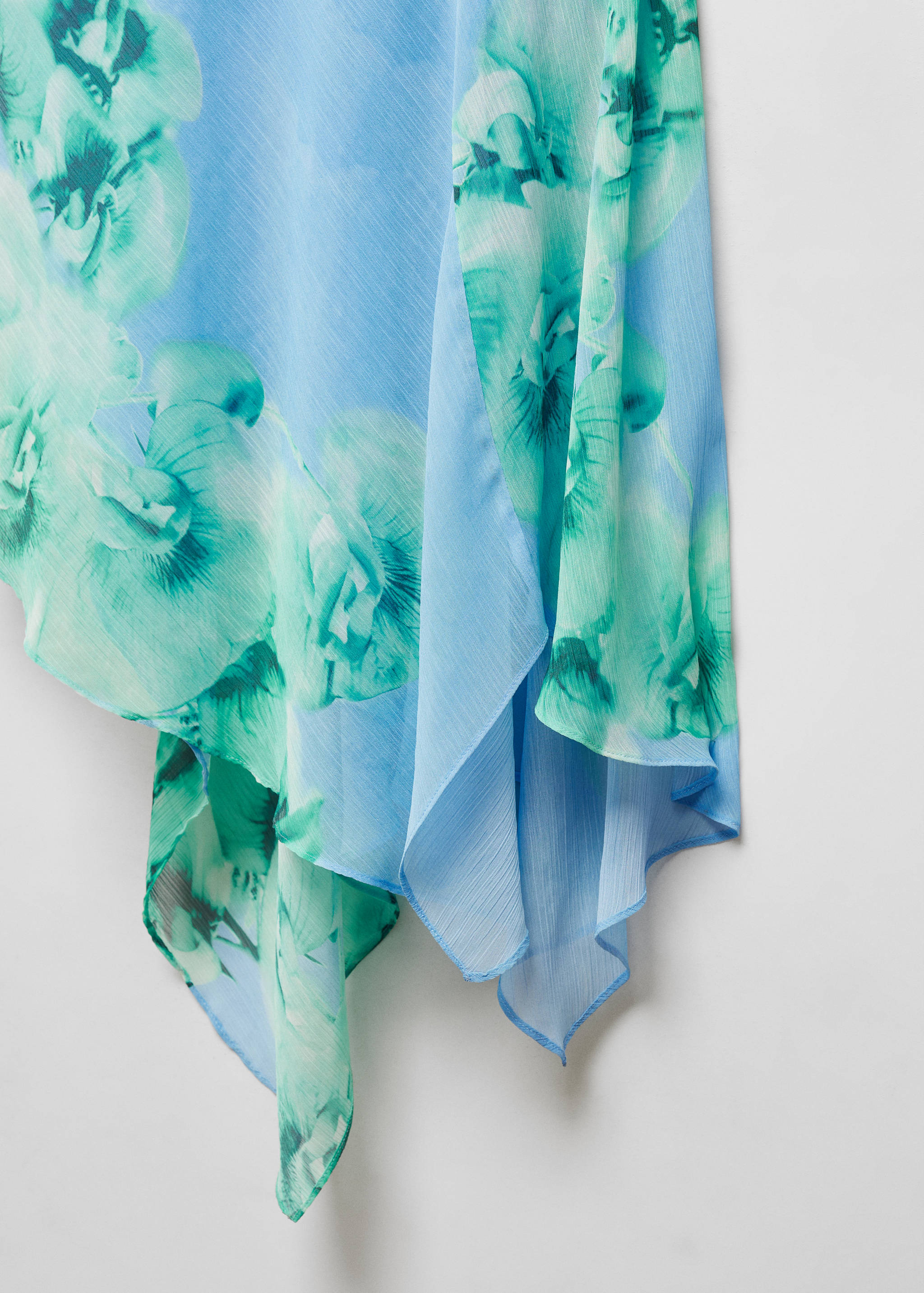 Asymmetrical floral dress - Details of the article 8